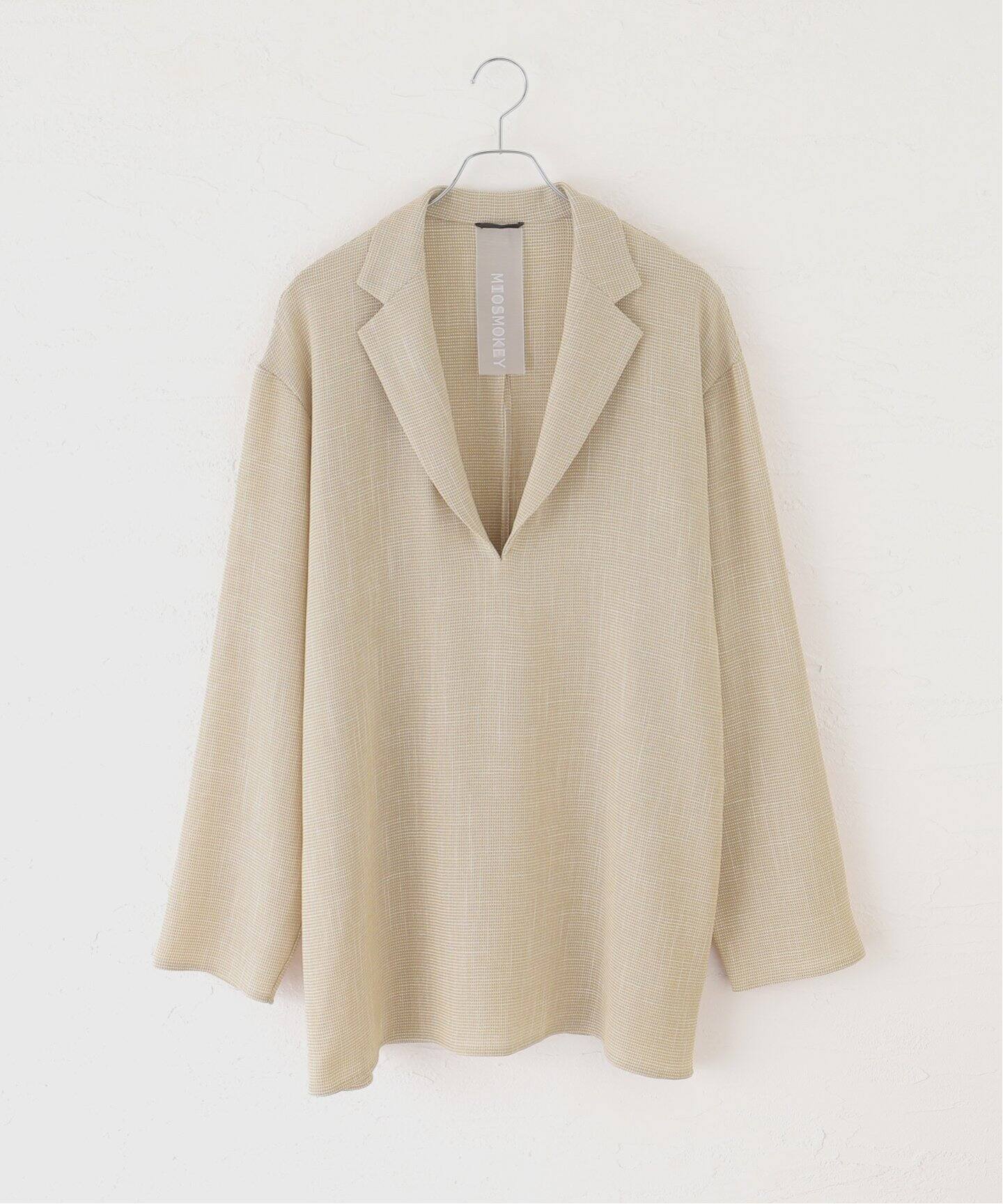 MIOSMOKEY ミオズモーキー PUFFY SLV TOP パフィースリーブトップ ブラウス シャツ 36 charcoal チャコール 221ST003 /◆☆ レディース MIOSMOKEY ミオズモーキー パフィースリーブトップ ブラウス