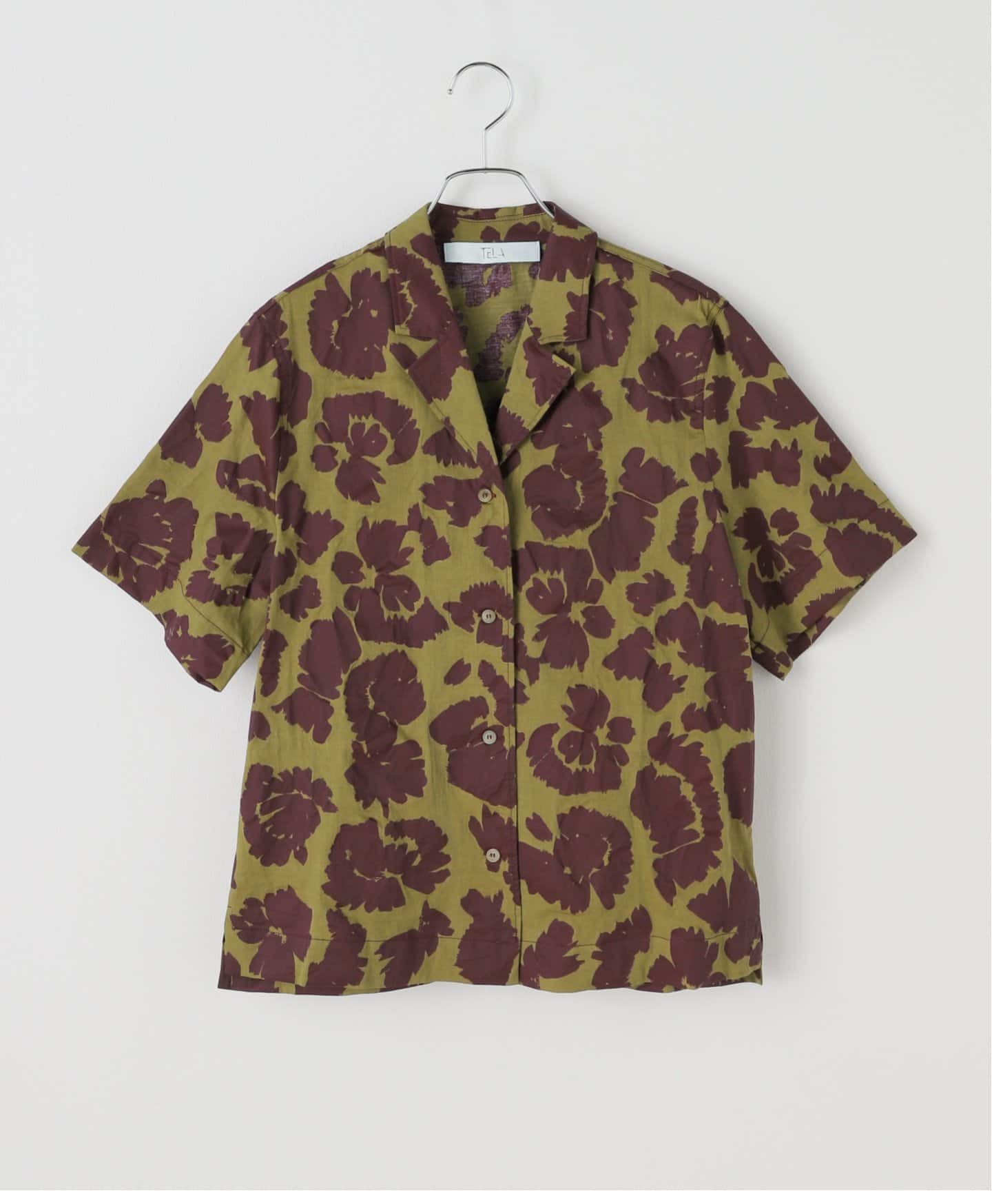 ブラウス シャツ 「TELA/テラ」 FLOWER S/S SH レディース TELA ブラウス シャツ 「TELA/テラ」 FLOWER S/S SH レディース