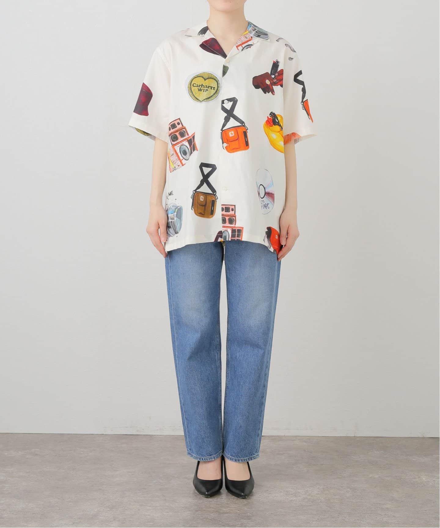 ブラウス シャツ 「CARHARTT WIP」S/S JACOB ROCHESTER SHIRT I034574 レディース メンズ CARHARTT WIP】S/S JACOB ROCHESTER SHIRT I034574（シャツ