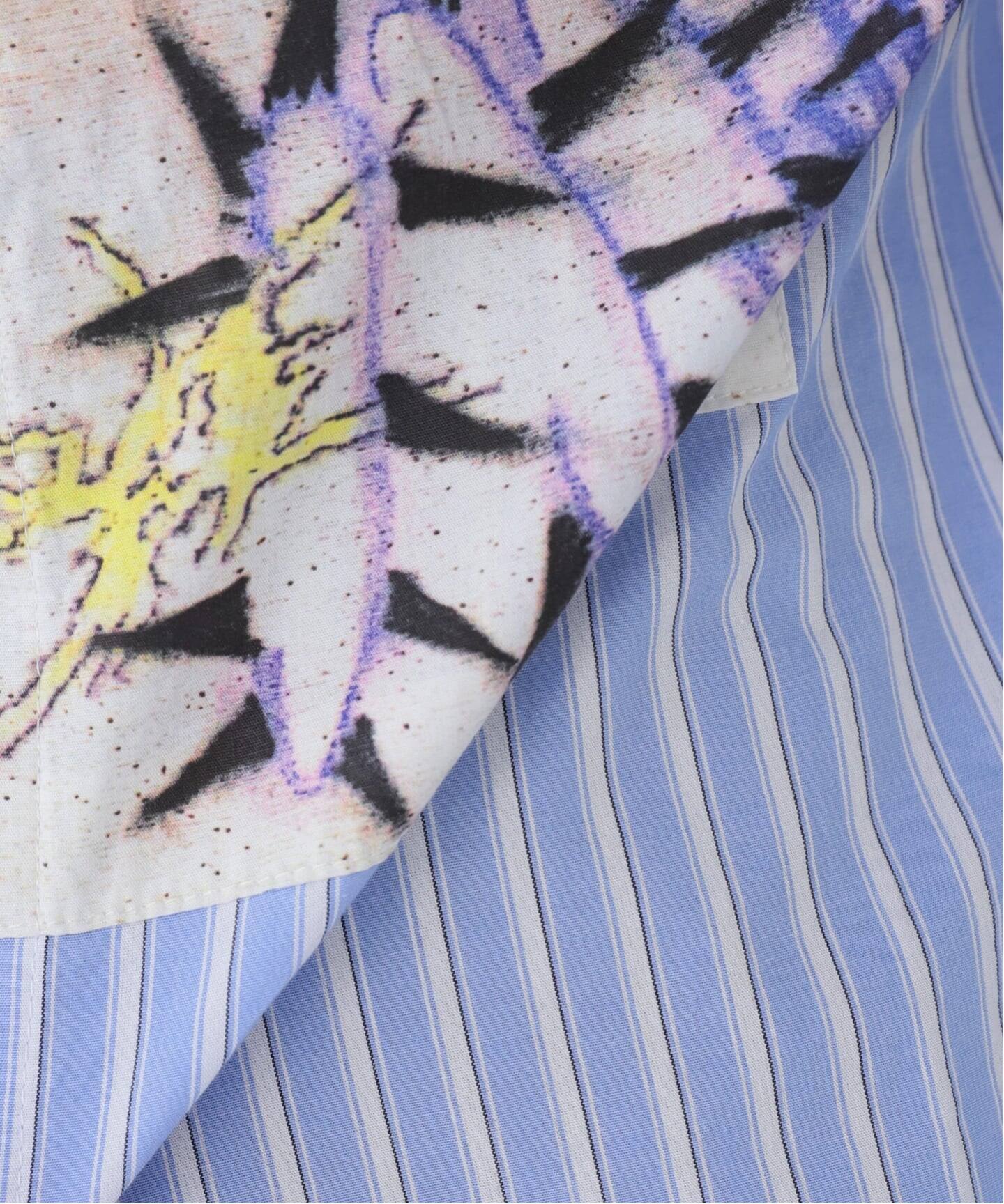 BRAIN DEAD/ブレインデッド】OMER STRIPED OXFORD BUTTON UP（シャツ