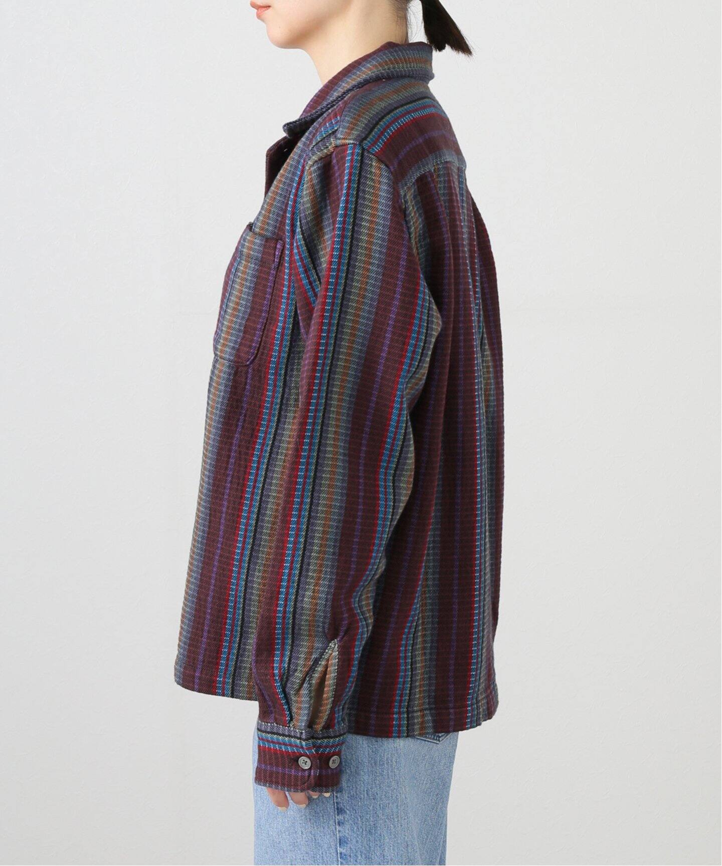 ブラウス シャツ 「OBEY / オベイ」 WANDERER WOVEN 181200403 レディース OBEY / オベイ】 WANDERER WOVEN 181200403（シャツ／ブラウス