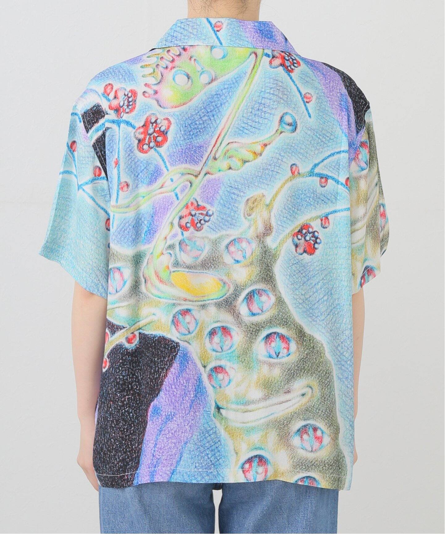 ブラウス シャツ 「BRAIN DEAD/ブレインデッド」ASPEN EYES S/S T05004293D225 レディース メンズ BRAIN DEAD/ブレインデッド】ASPEN EYES S/S T05004293D225