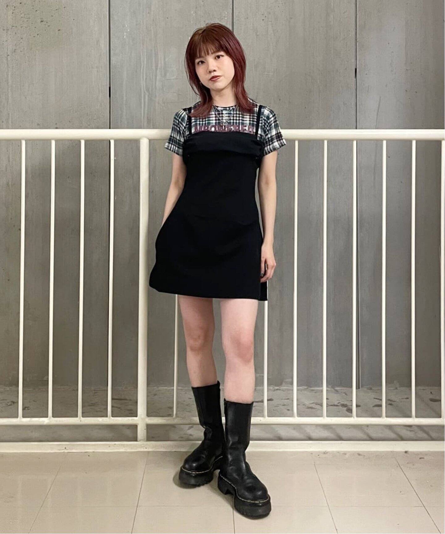 OPEN YY / オープンワイワイ】ROLLED MINI DRESS YY251DR001 