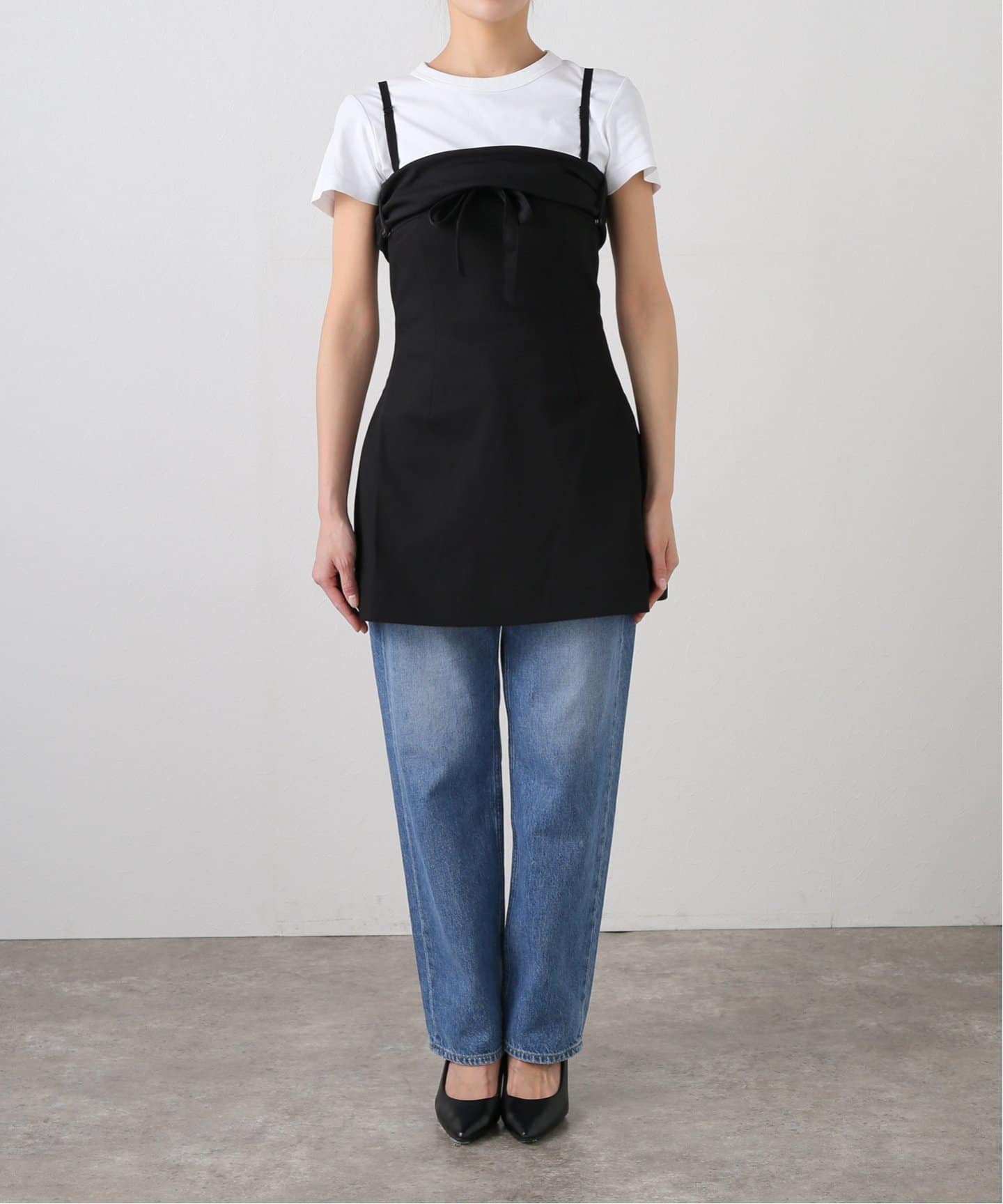 OPEN YY / オープンワイワイ】ROLLED MINI DRESS YY251DR001