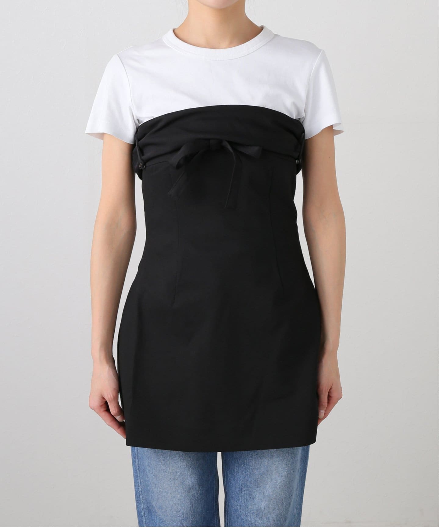 ワンピース yy OPEN YY / オープンワイワイ】ROLLED MINI DRESS YY251DR001