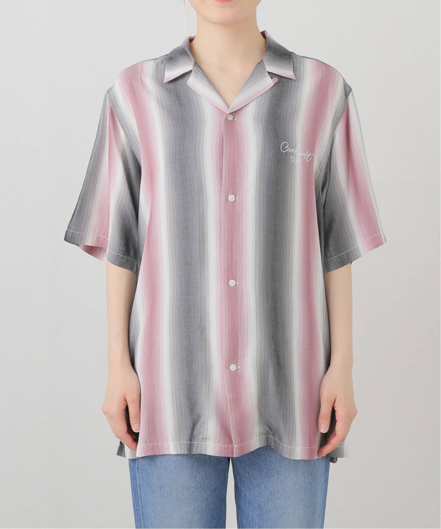シャツ Carhartt WIP \"S/S Dashner\" shirt Carhartt WIP Dashner Stripe Shirt | Park / White – Page