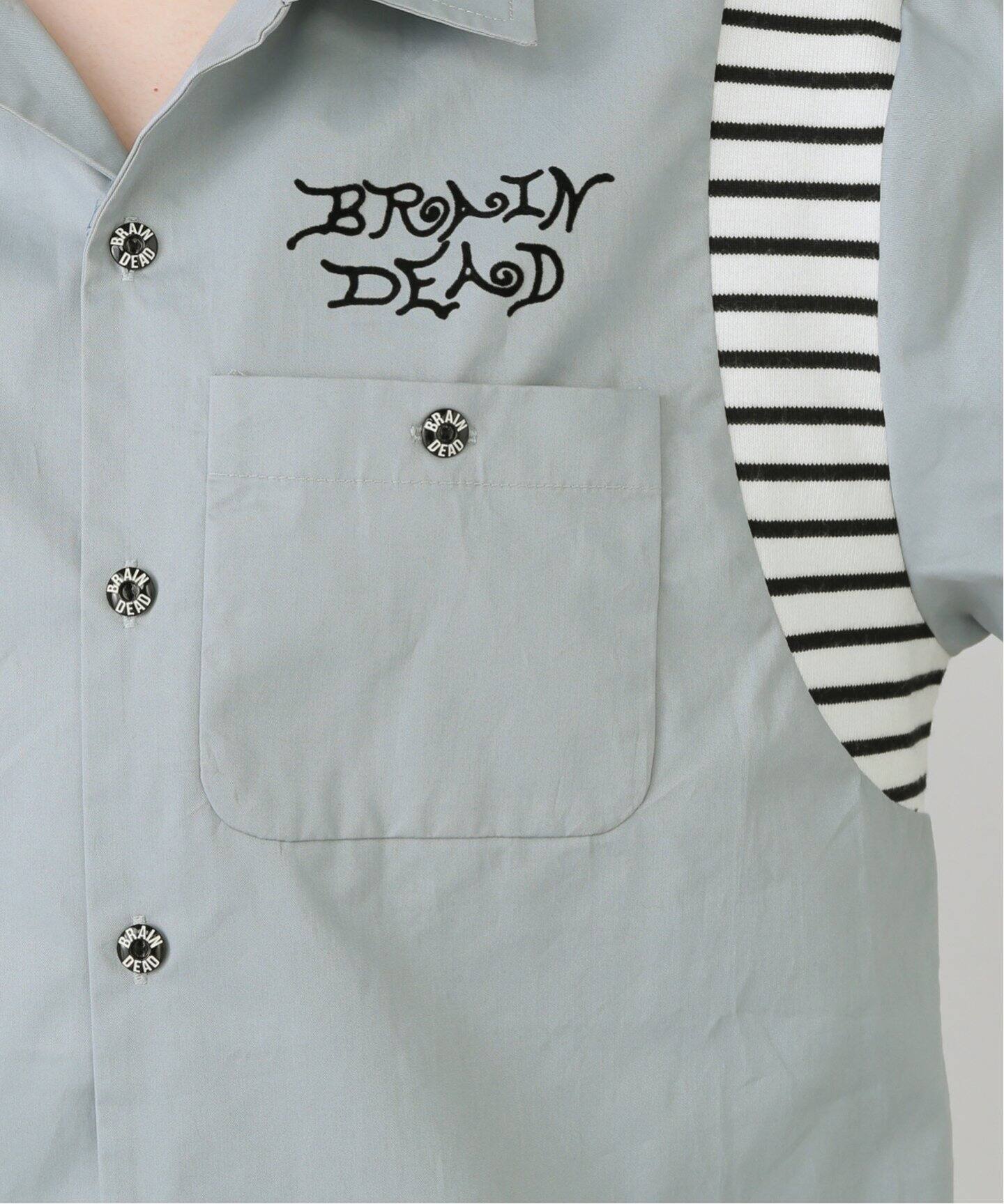 BRAIN DEAD/ブレインデッド】 COBRA FLOCKED T04004261D225（シャツ