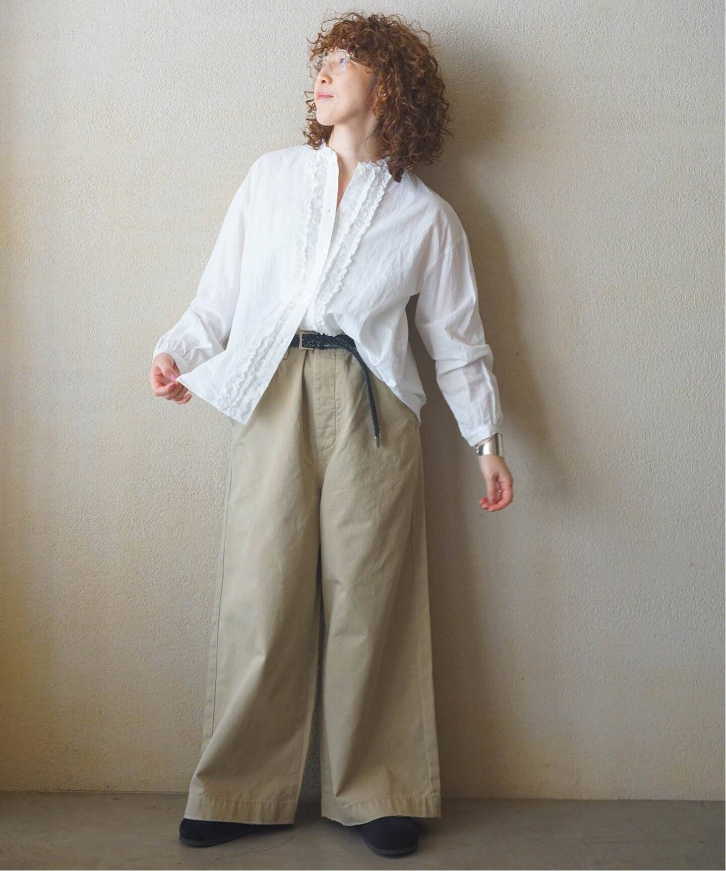追加予約》CLワッシャー フリルブラウス（シャツ／ブラウス）｜journal  