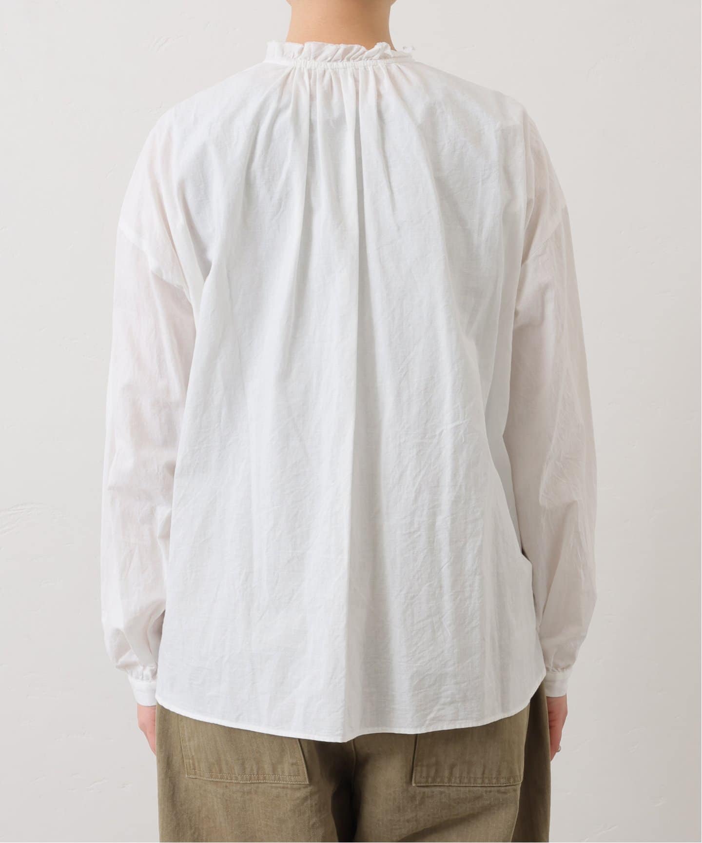 journal standard luxe シャーリングローン フリルブラウス journal standard luxe シャーリングローン フリルブラウス