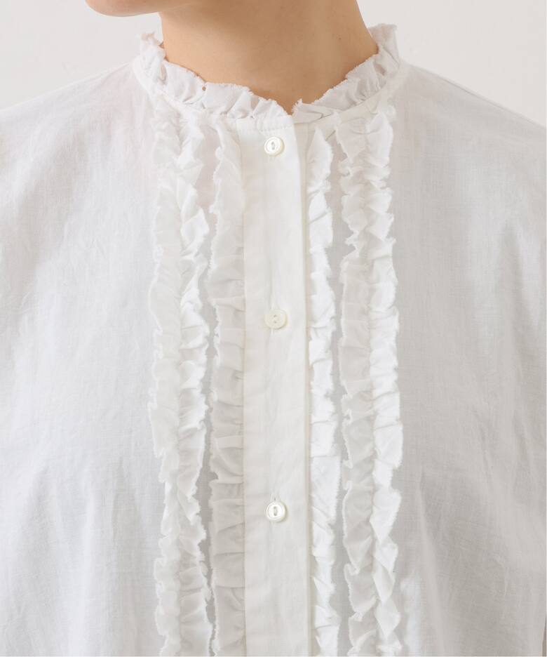 追加予約》CLワッシャー フリルブラウス（シャツ／ブラウス）｜journal  