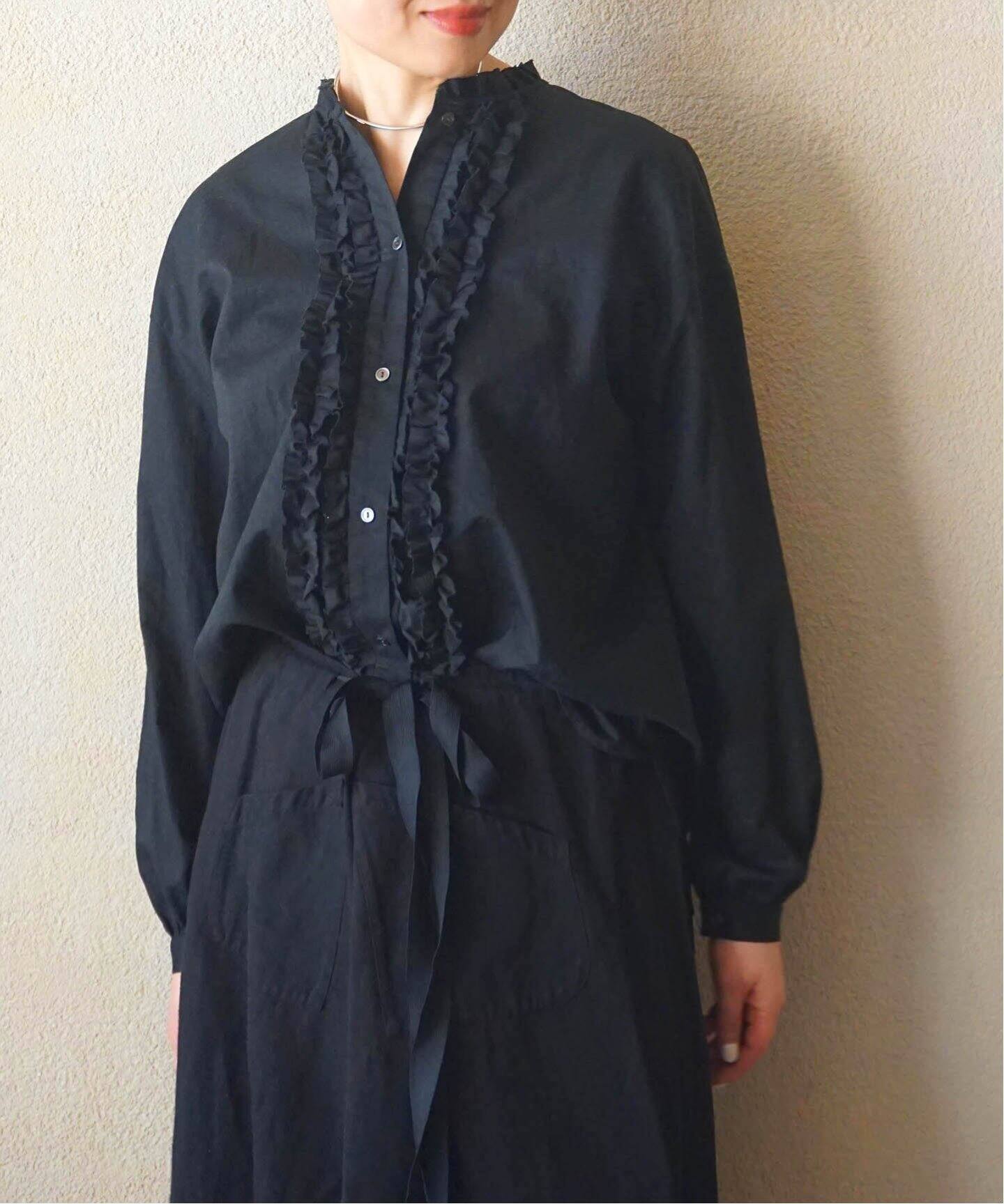 追加予約》CLワッシャー フリルブラウス（シャツ／ブラウス）｜journal  