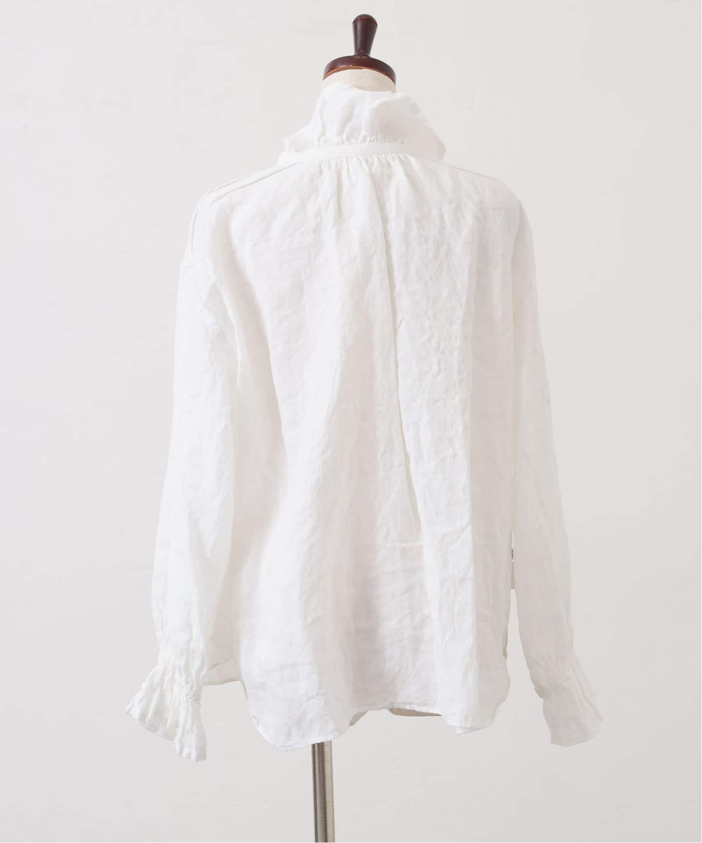 追加予約3》フレンチリネン フリルパフブラウス（シャツ／ブラウス