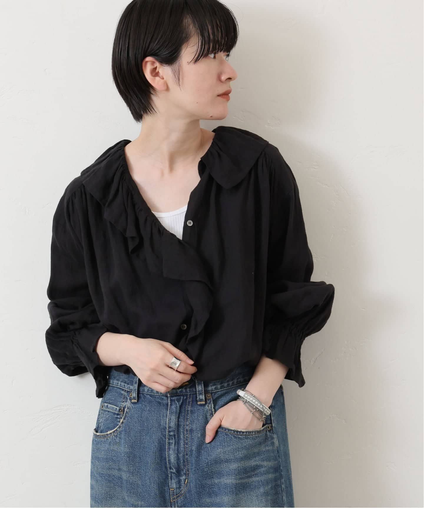 JOURNAL STANDARD LUXE ワイドユーティリティシャツ d6rx2fka3an5_1.jpg