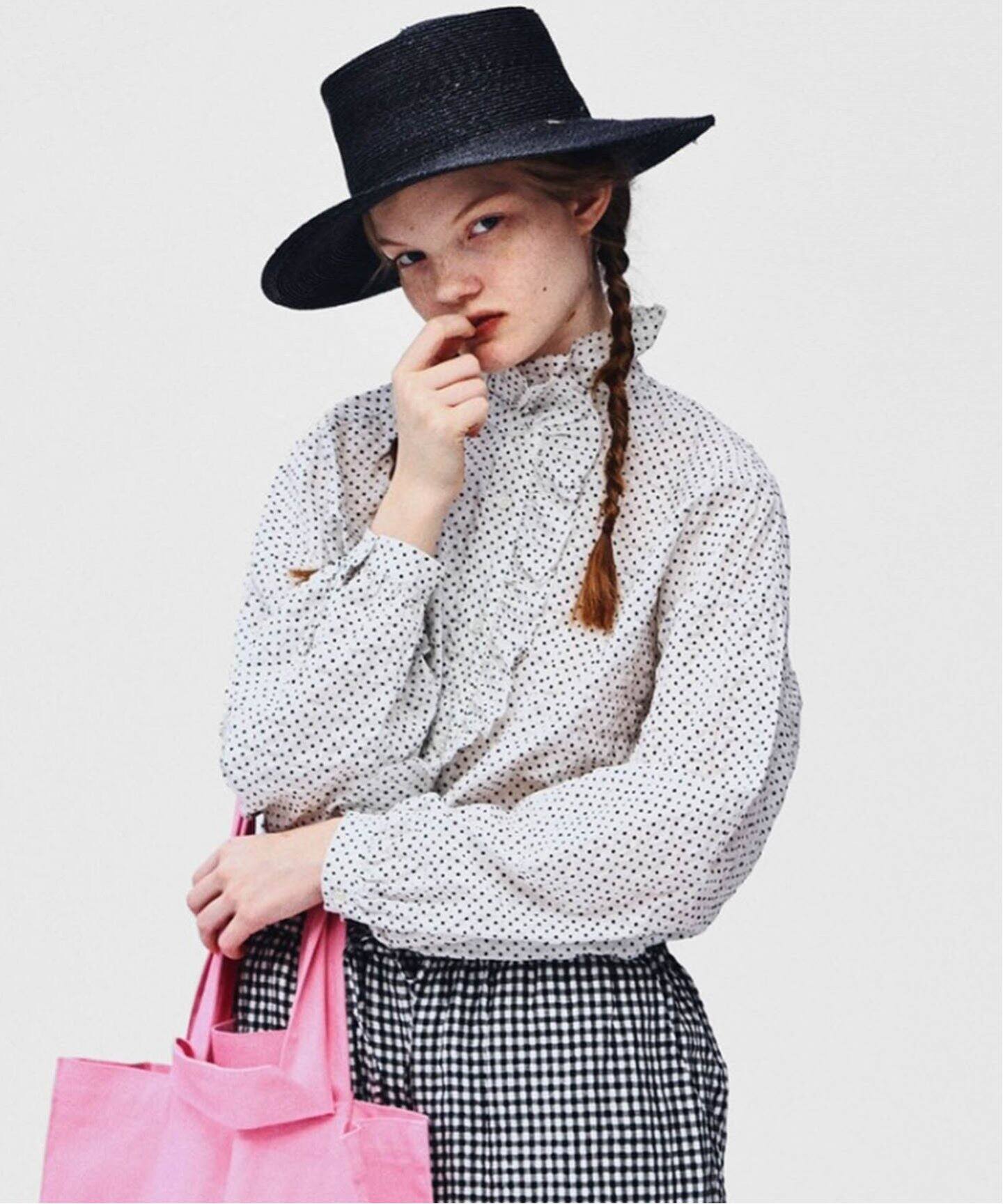 ローンドット フリルブラウス（シャツ／ブラウス）｜journal standard  