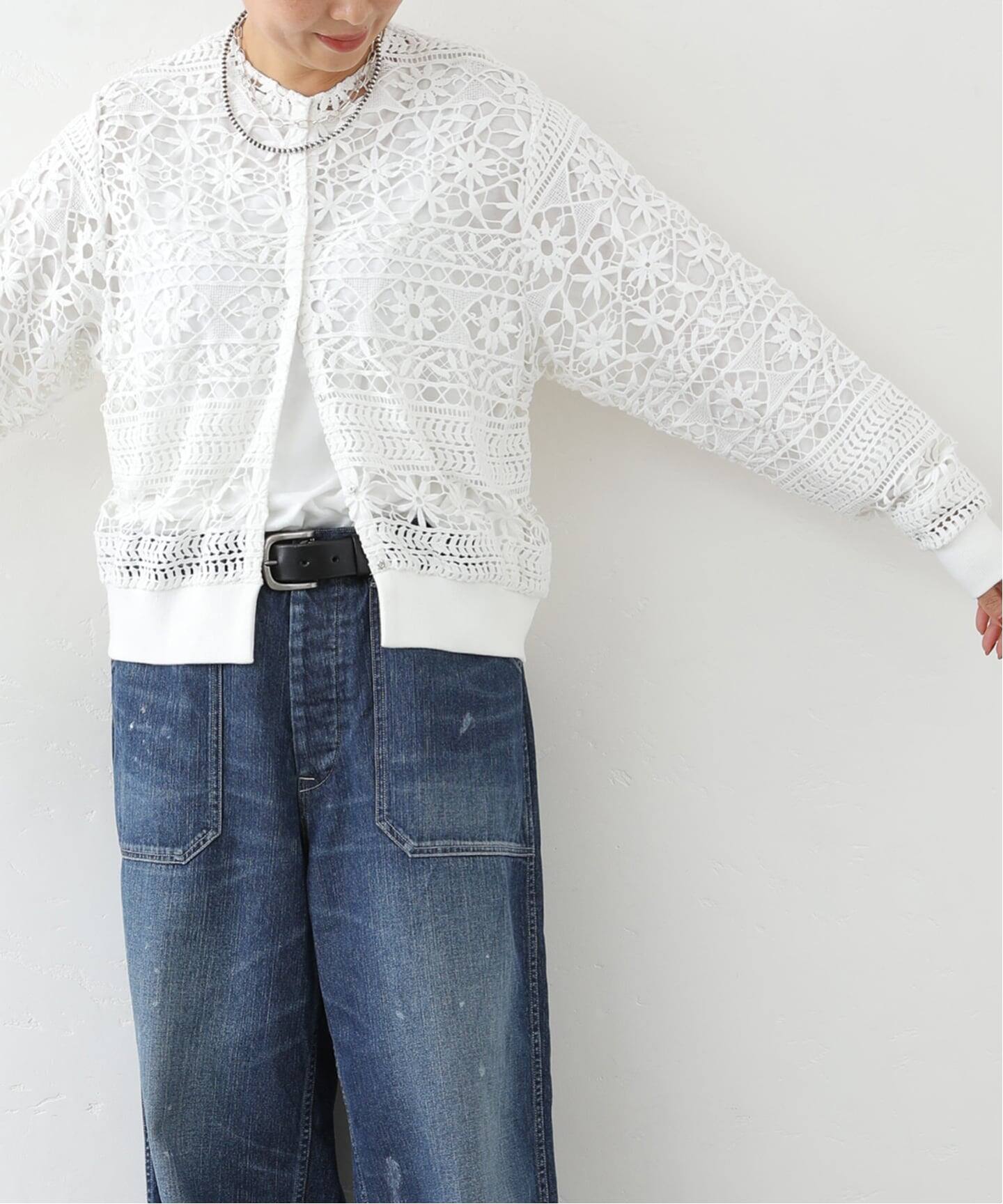 コットンレース リブブラウス（シャツ／ブラウス）｜journal standard