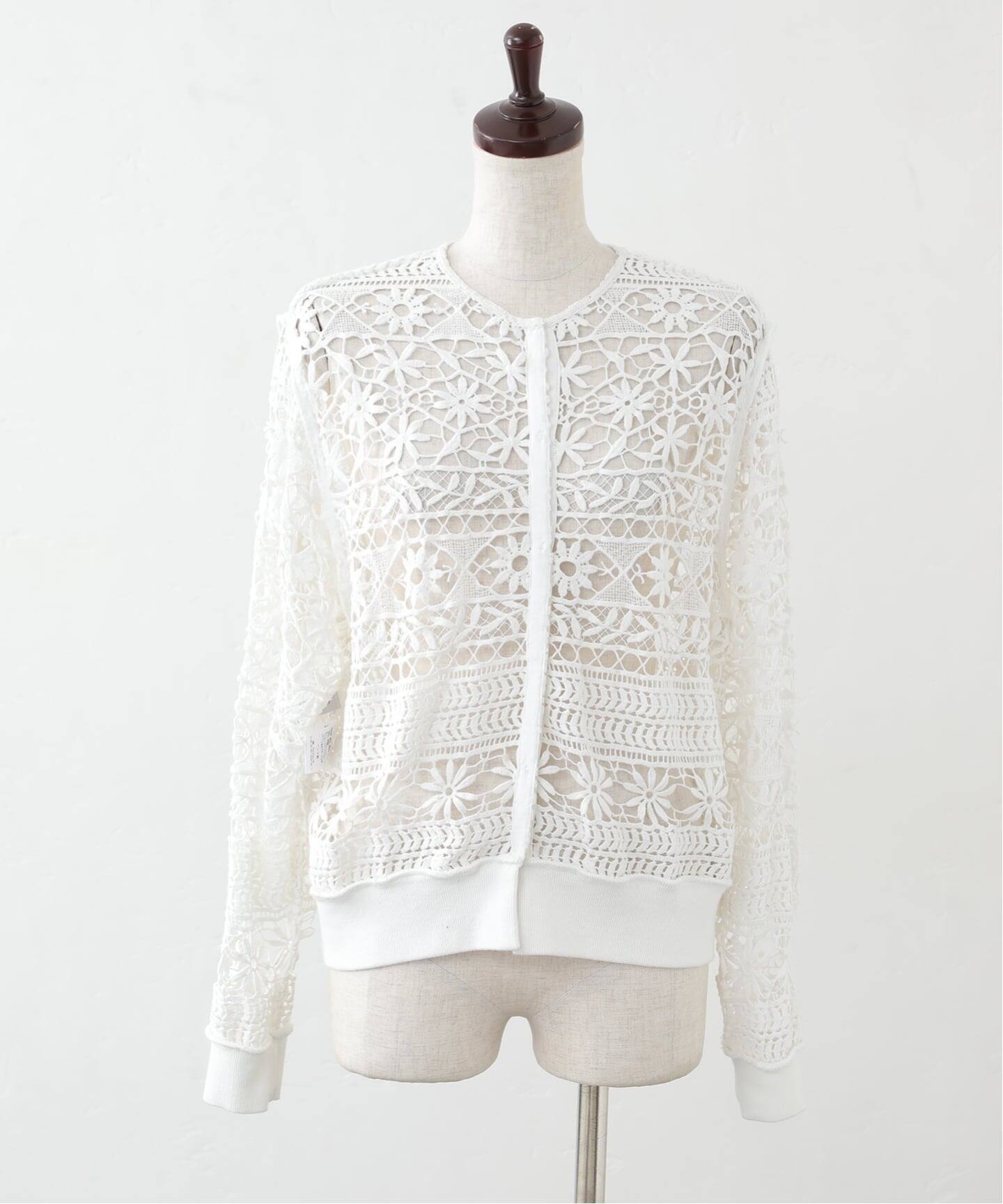 コットンレース リブブラウス（シャツ／ブラウス）｜journal standard