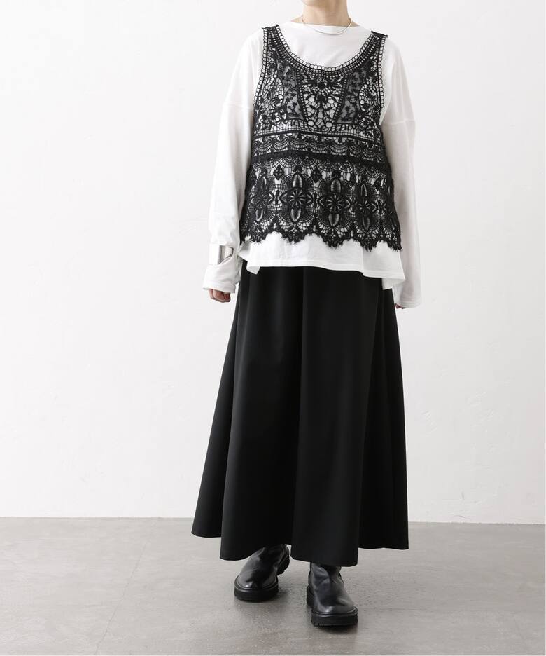 追加2》レースMIXノースリーブブラウス（シャツ／ブラウス）｜journal  