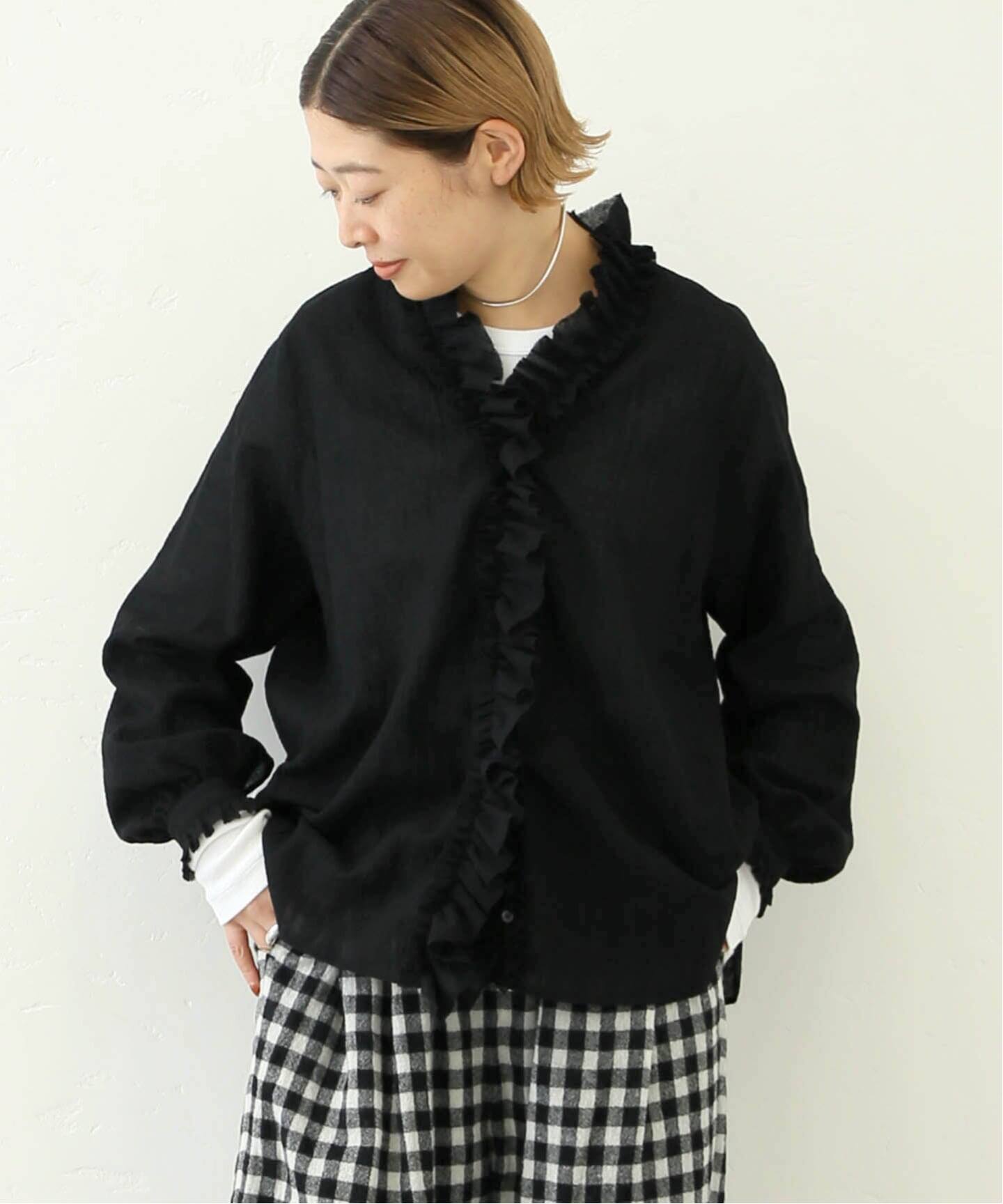 リファイン フリルブラウス（シャツ／ブラウス）｜journal standard