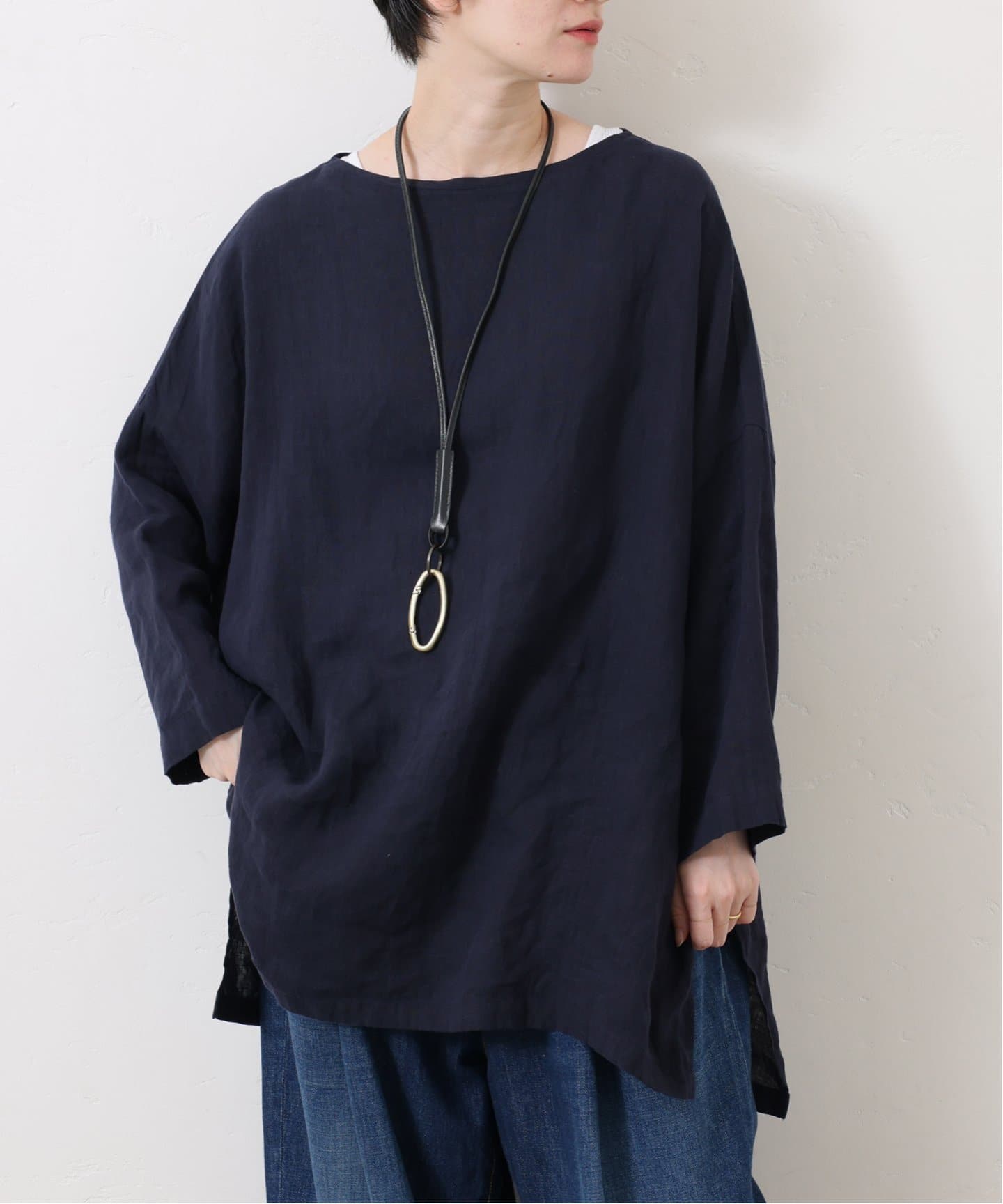 安価 ワタナベ 追加予約2》エアリネン Plain-ブラウス（シャツ／ブラウス トップス