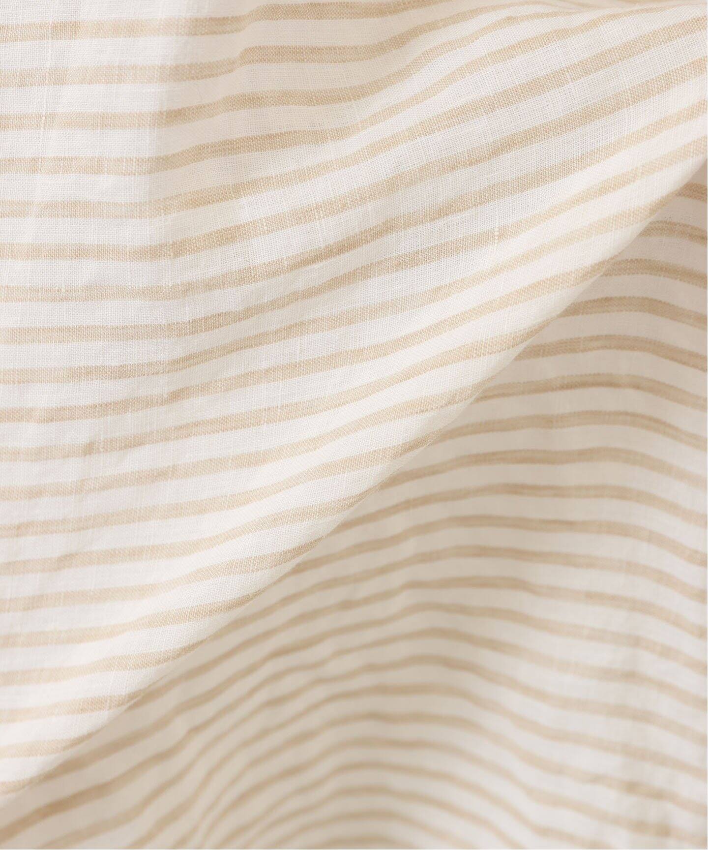 【25SS】ジャーナルスタンダードラックス　リネンボーダープレーンブラウス リネンボーダー Plain-ブラウス（シャツ／ブラウス）｜journal