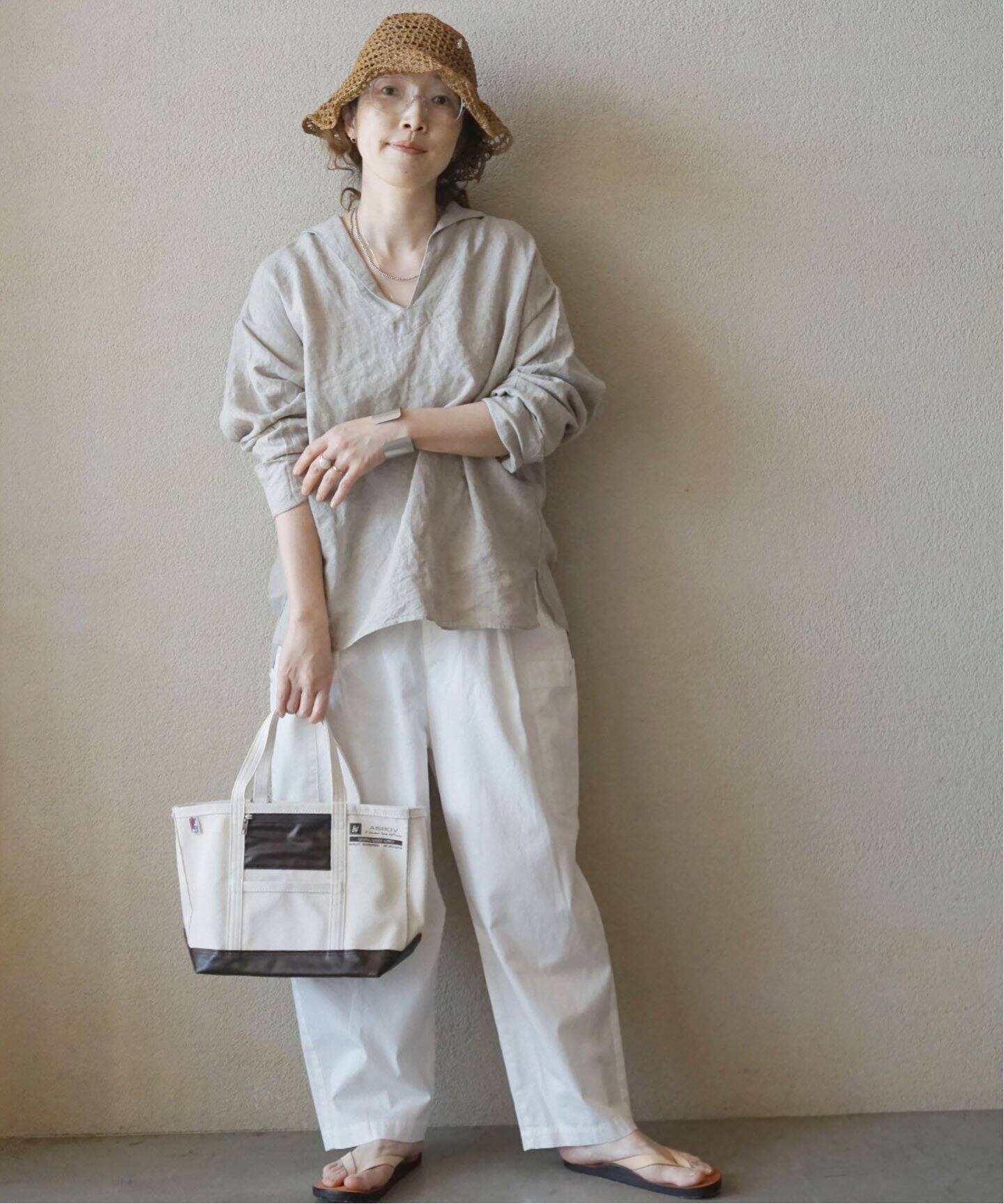 新品今期　ジャーナルスタンダードレサージュ　麻シャツ　白 journal standard L'essage（ジャーナルスタンダードレサージュ