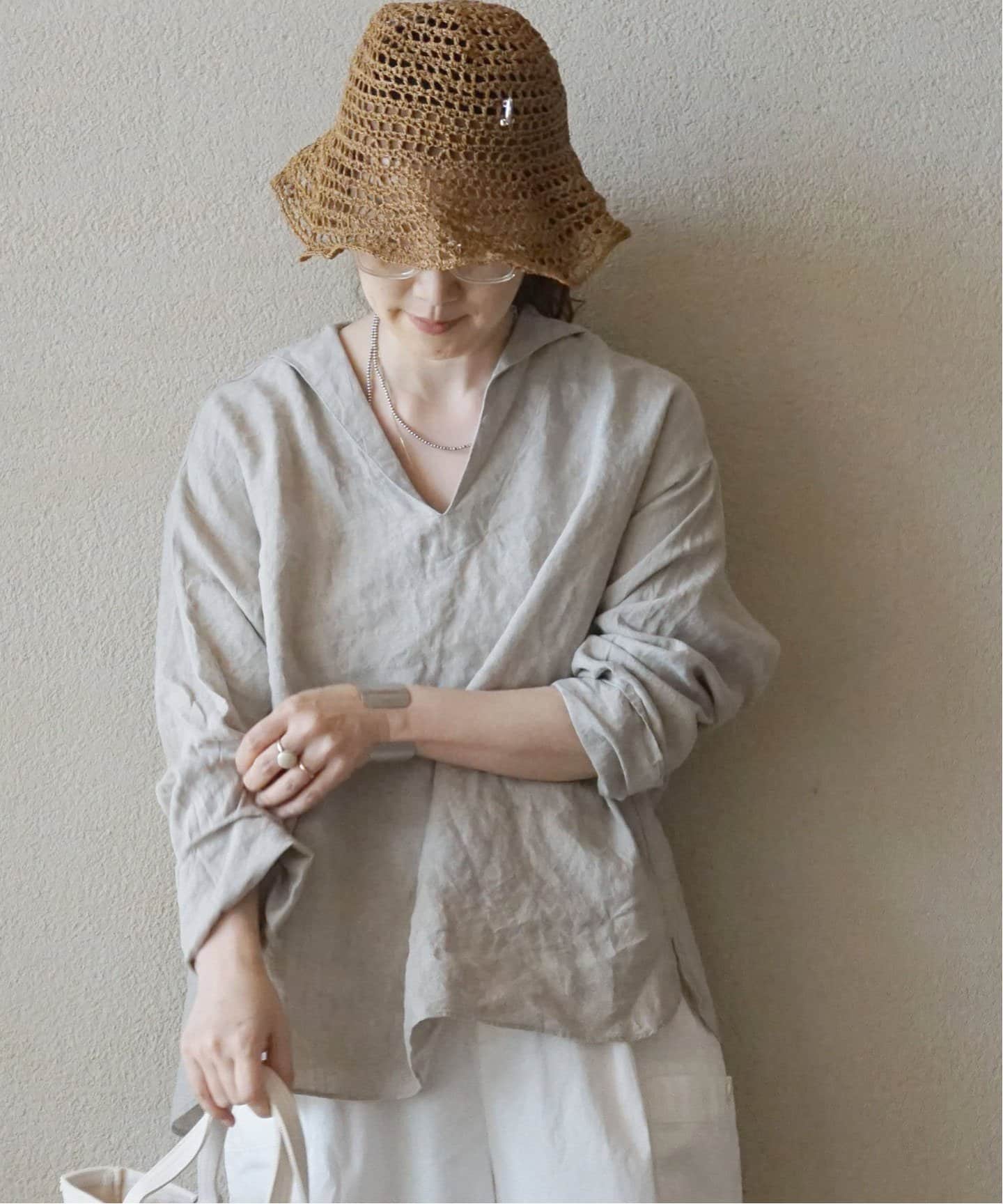 luxe ソフトリネン セーラーシャツ ソフトリネン セーラーシャツ（シャツ/ブラウス）｜JOURNAL