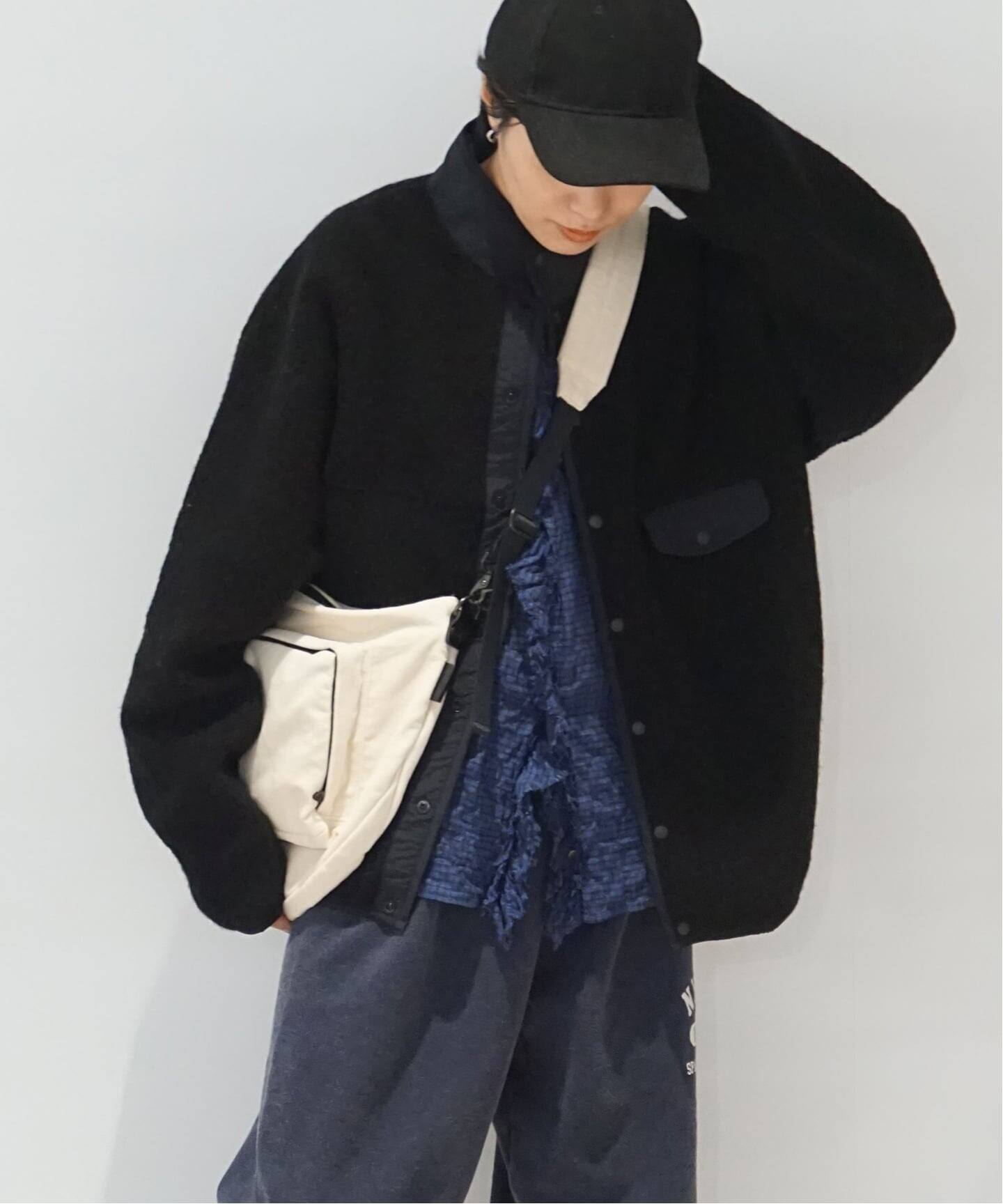 シャーリングチェック フリルブラウス（シャツ／ブラウス）｜journal