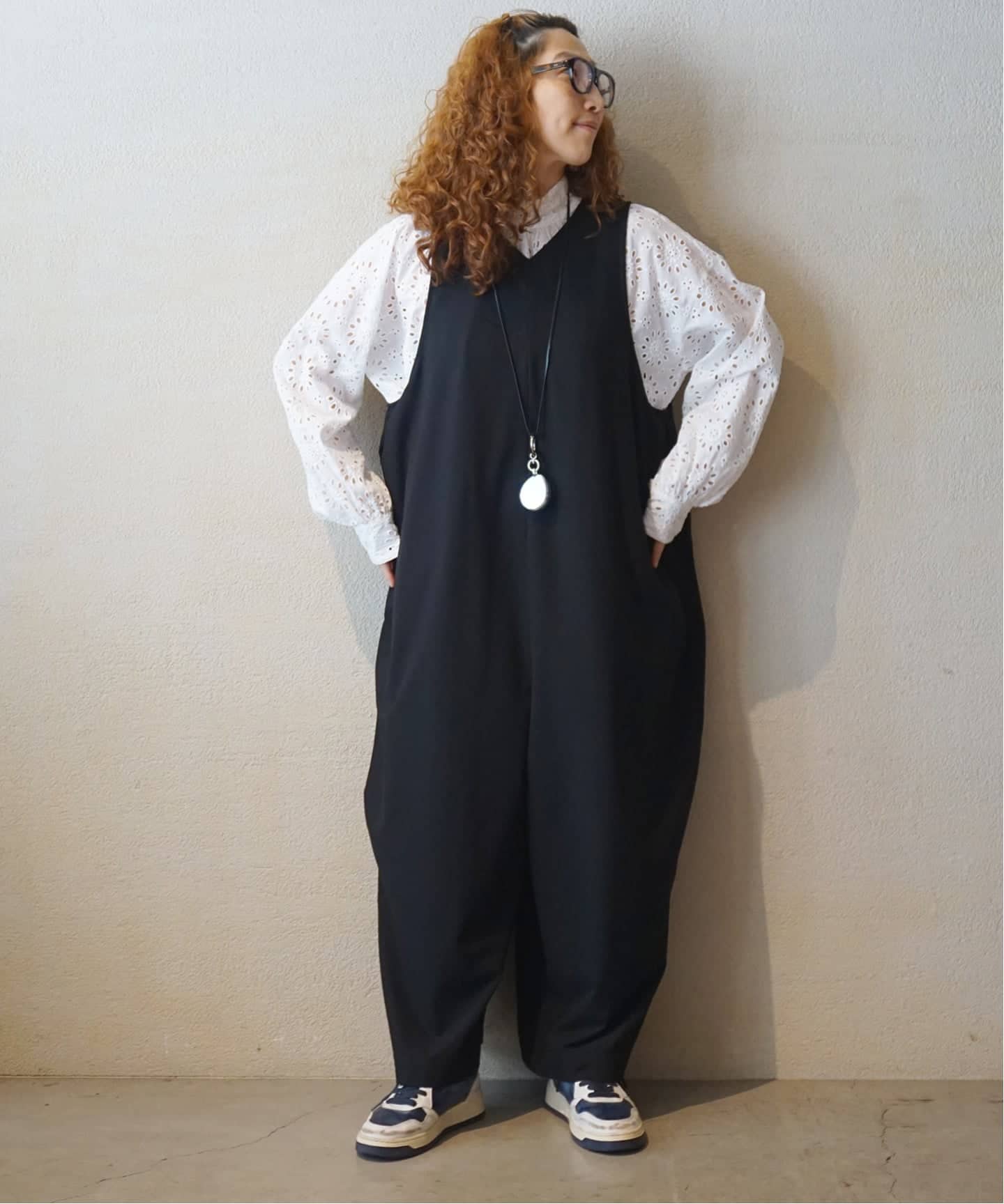 ローンレース ハイネックパフブラウス（シャツ／ブラウス）｜journal