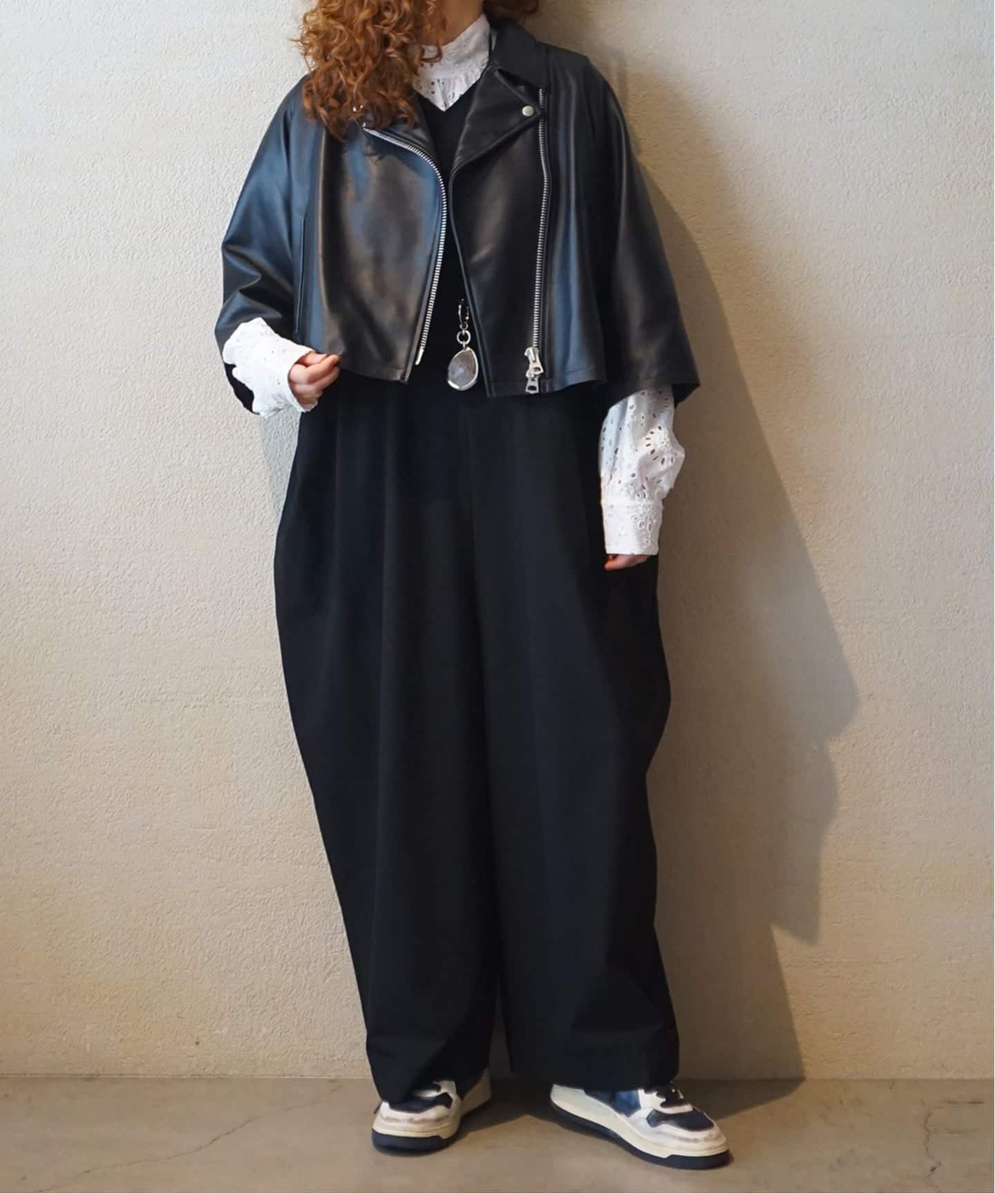 ローンレース ハイネックパフブラウス（シャツ／ブラウス）｜journal