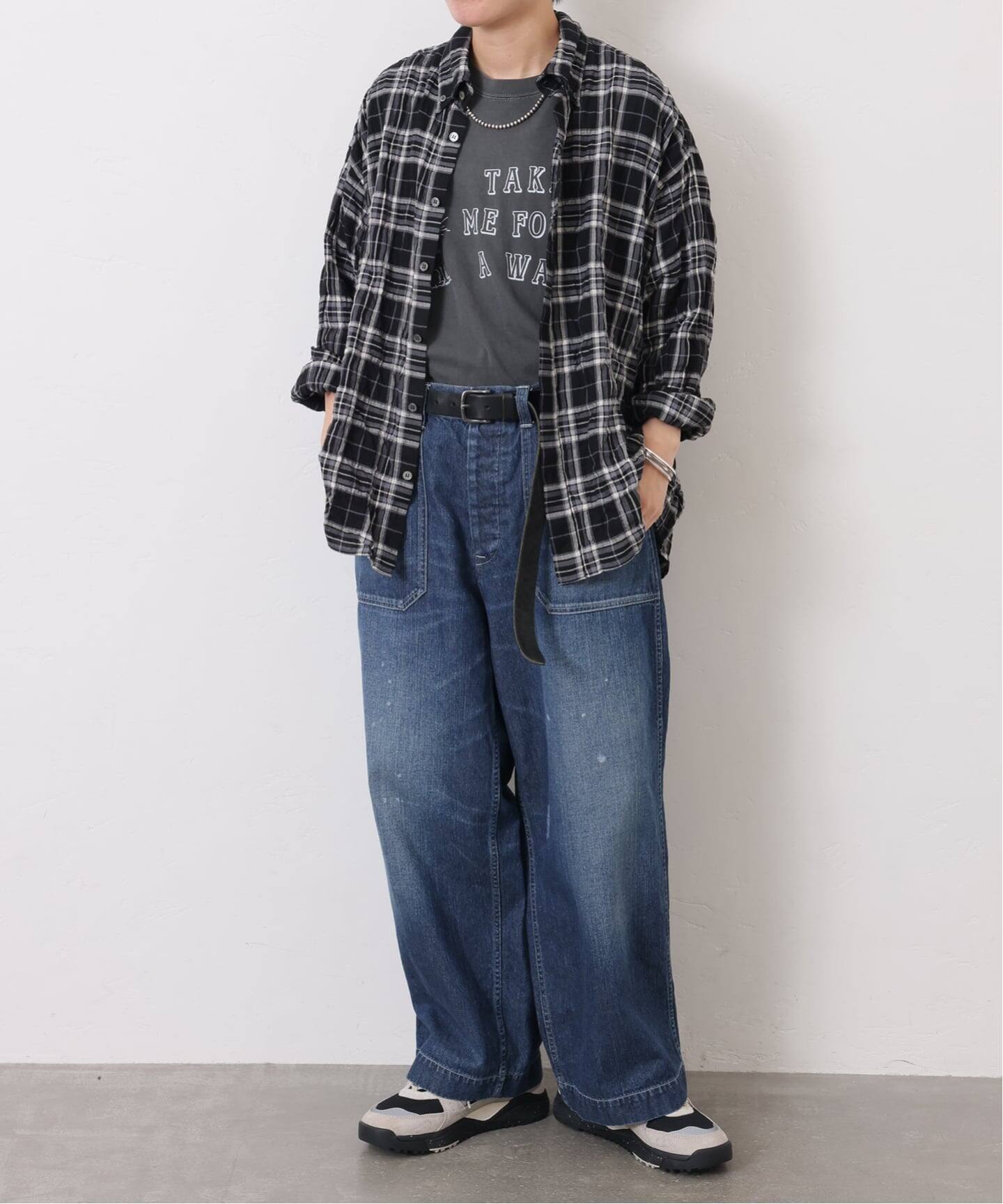 美品 24AW LUXE ジャーナルスタンダード チェック BIG BDシャツ 予約》シャーリングチェック Big-BD-シャツ（シャツ／ブラウス