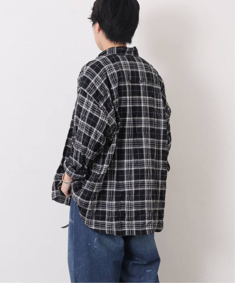 シャーリングチェック Big-BD-シャツ（シャツ／ブラウス）｜journal 