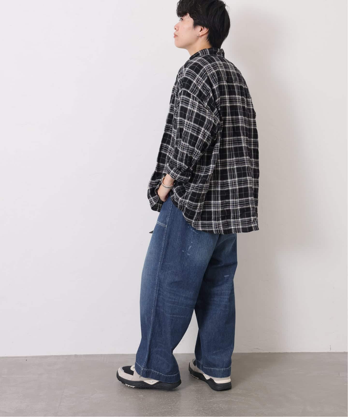 専用　ジャーナルスタンダードラックス シャーリングチェック Big-BD-SH 予約》シャーリングチェック Big-BD-シャツ（シャツ／ブラウス