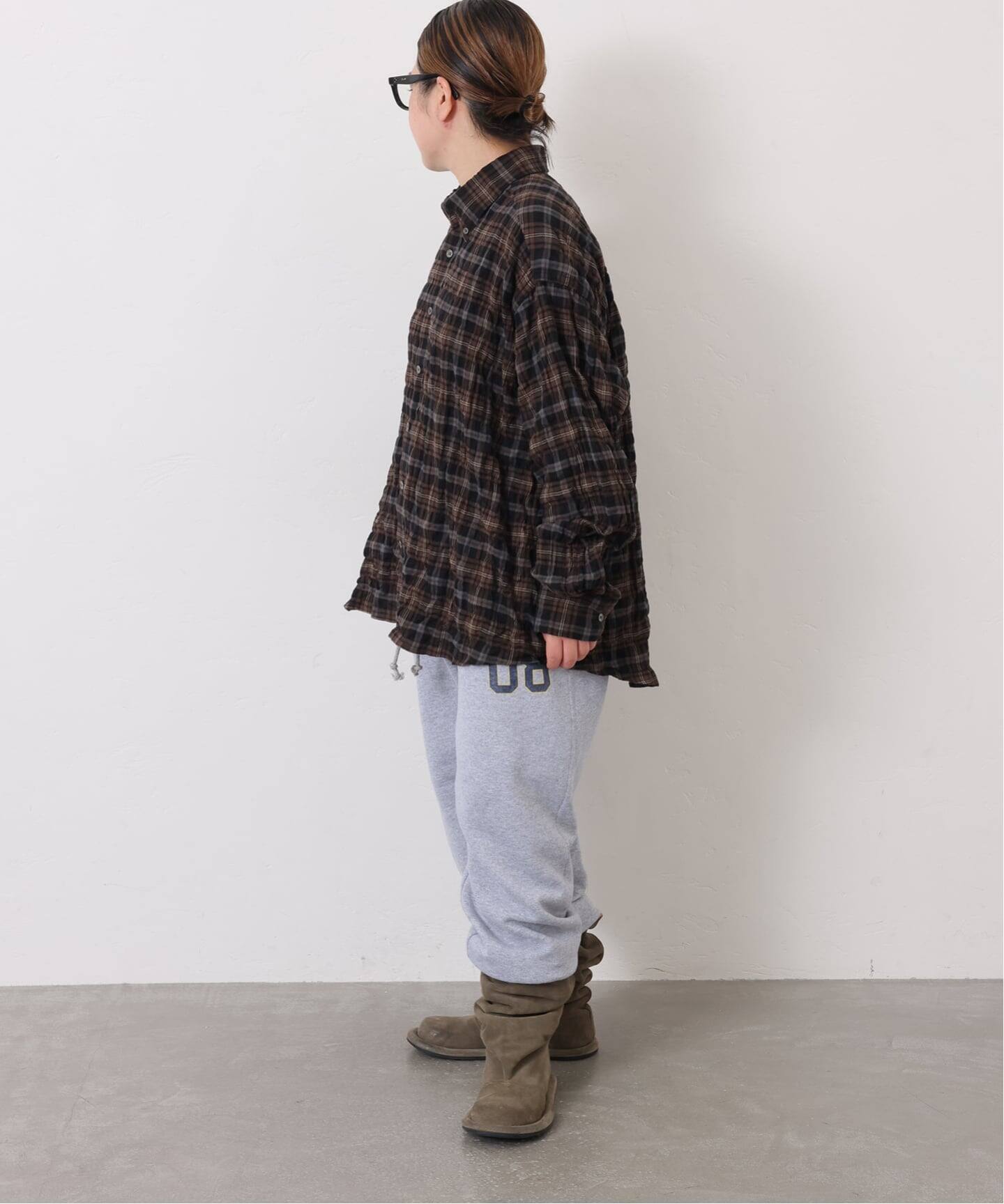 journal standard luxeシャーリングチェックBig-BDシャツ 予約》シャーリングチェック Big-BD-シャツ（シャツ／ブラウス