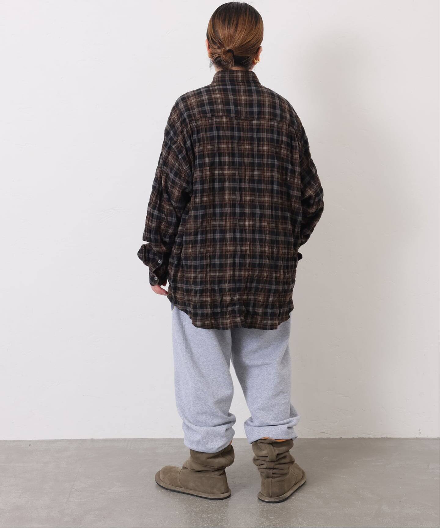 シャーリングチェック Big-BD-シャツ（シャツ／ブラウス）｜journal
