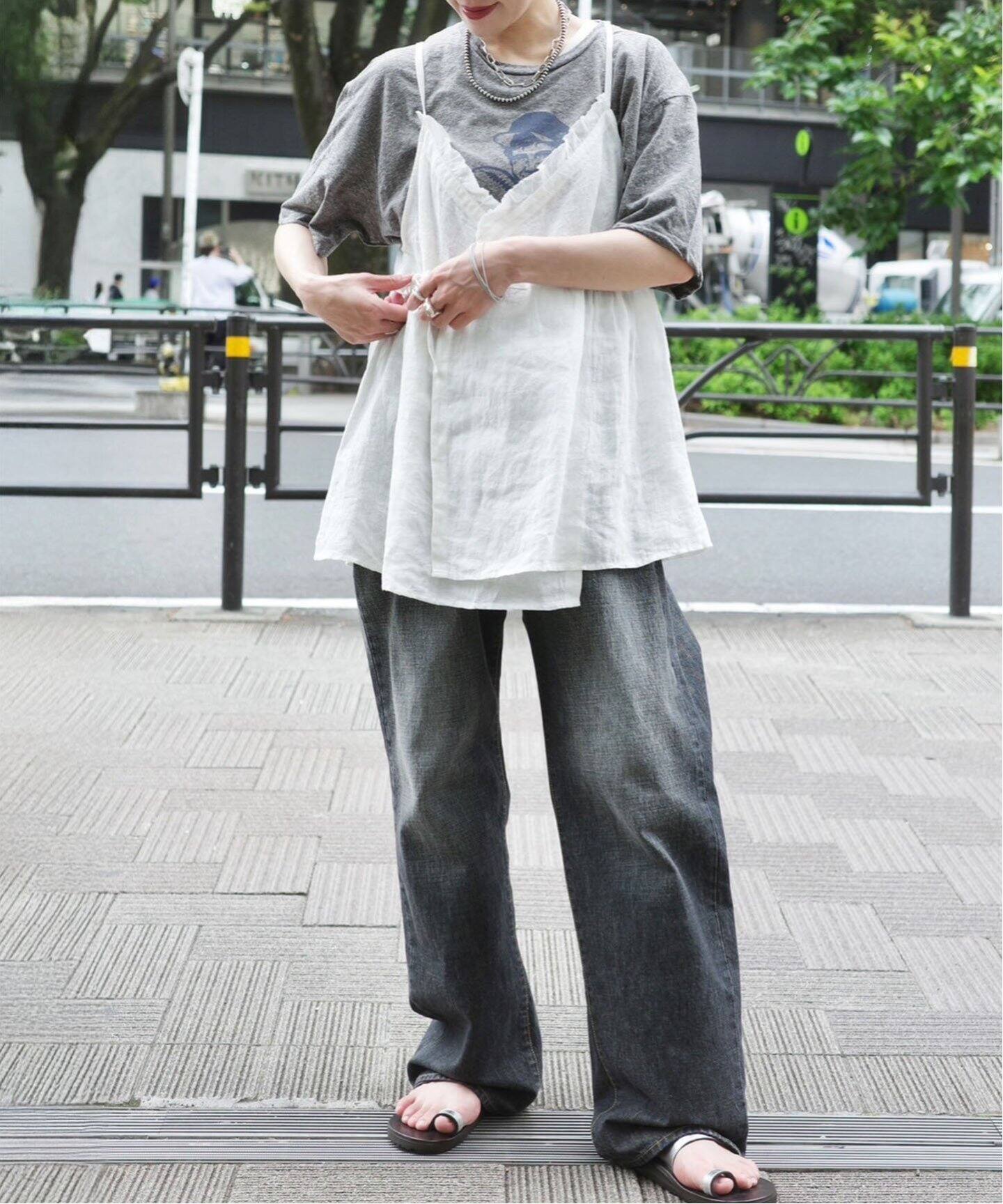 60リネン キャミブラウス（シャツ／ブラウス）｜journal