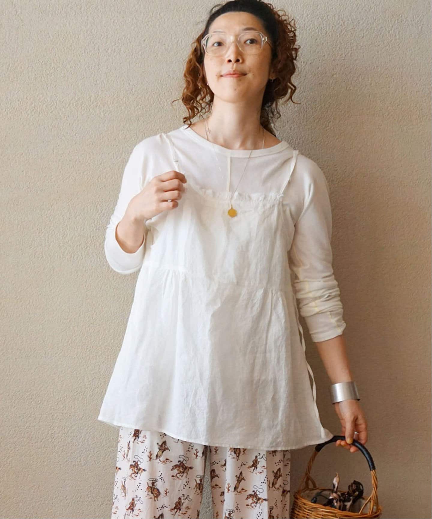 journal standard luxe 60リネン キャミブラウス 追加予約》60リネン キャミブラウス（シャツ／ブラウス