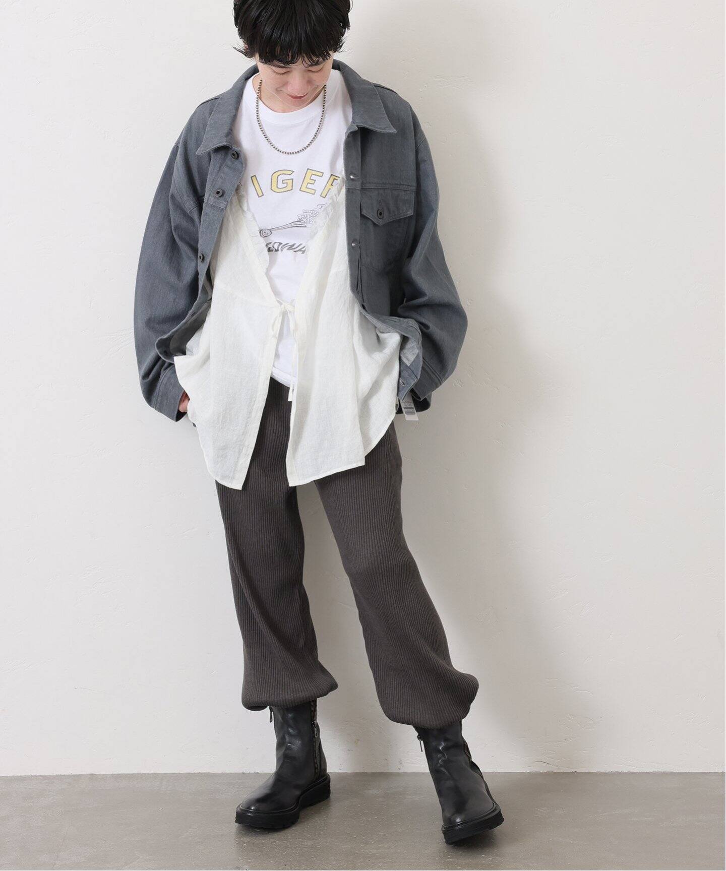 追加》60リネン キャミブラウス（シャツ／ブラウス）｜journal