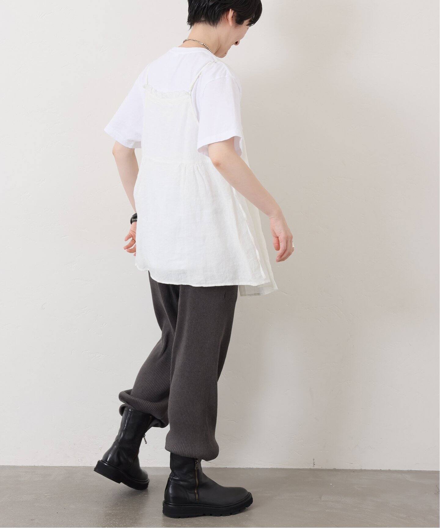 追加》60リネン キャミブラウス（シャツ／ブラウス）｜journal 