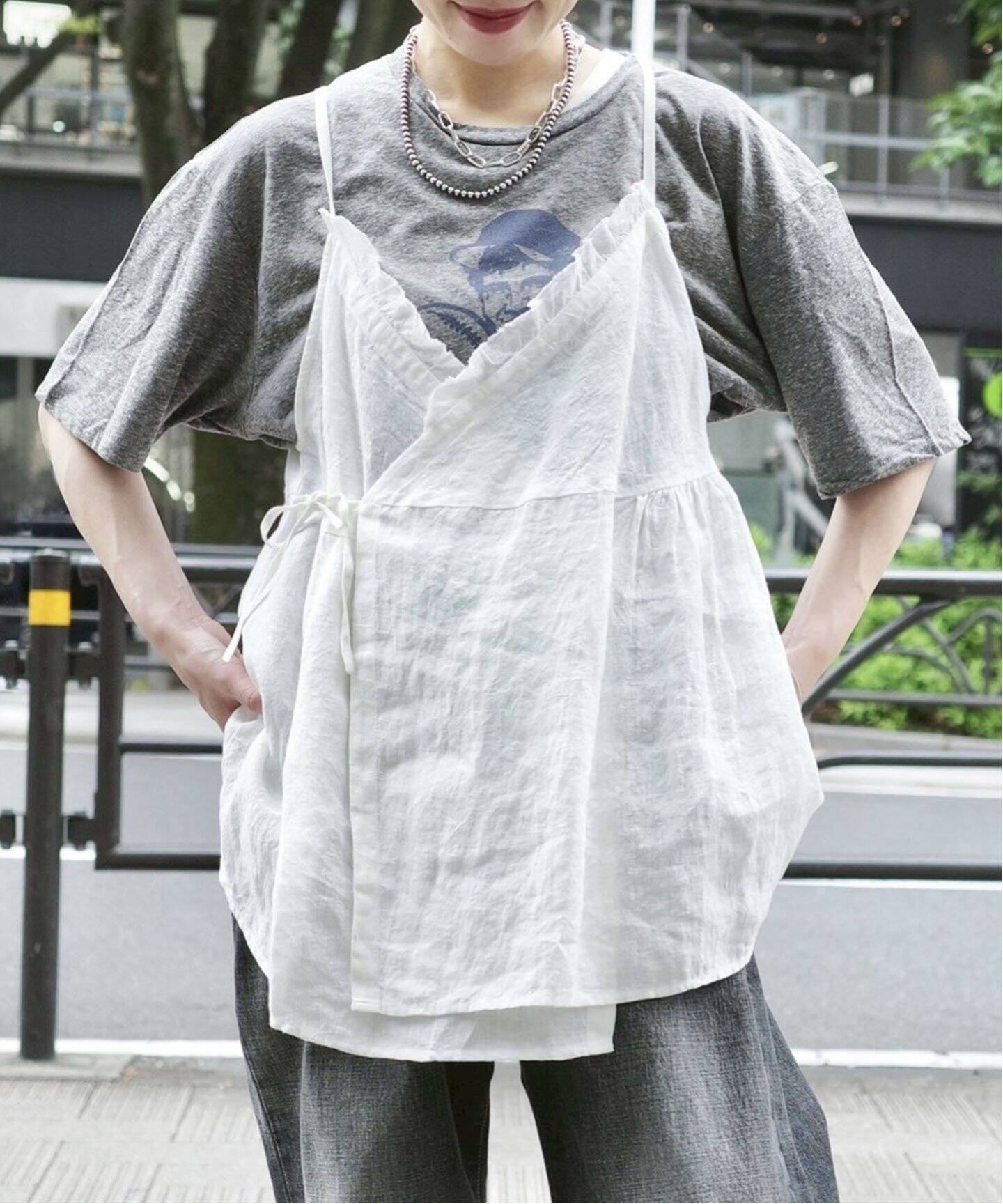journal standard luxe 60リネン キャミブラウス 追加》60リネン キャミブラウス（シャツ／ブラウス）｜journal