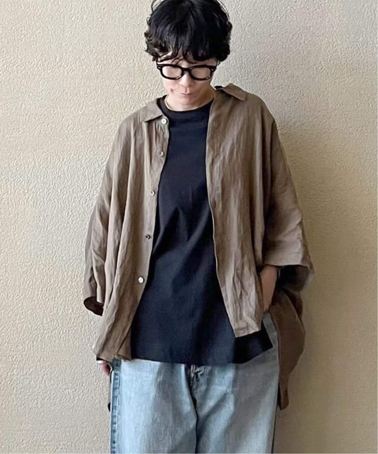journal standard luxe｜リネンキャンバス バルーンシャツ