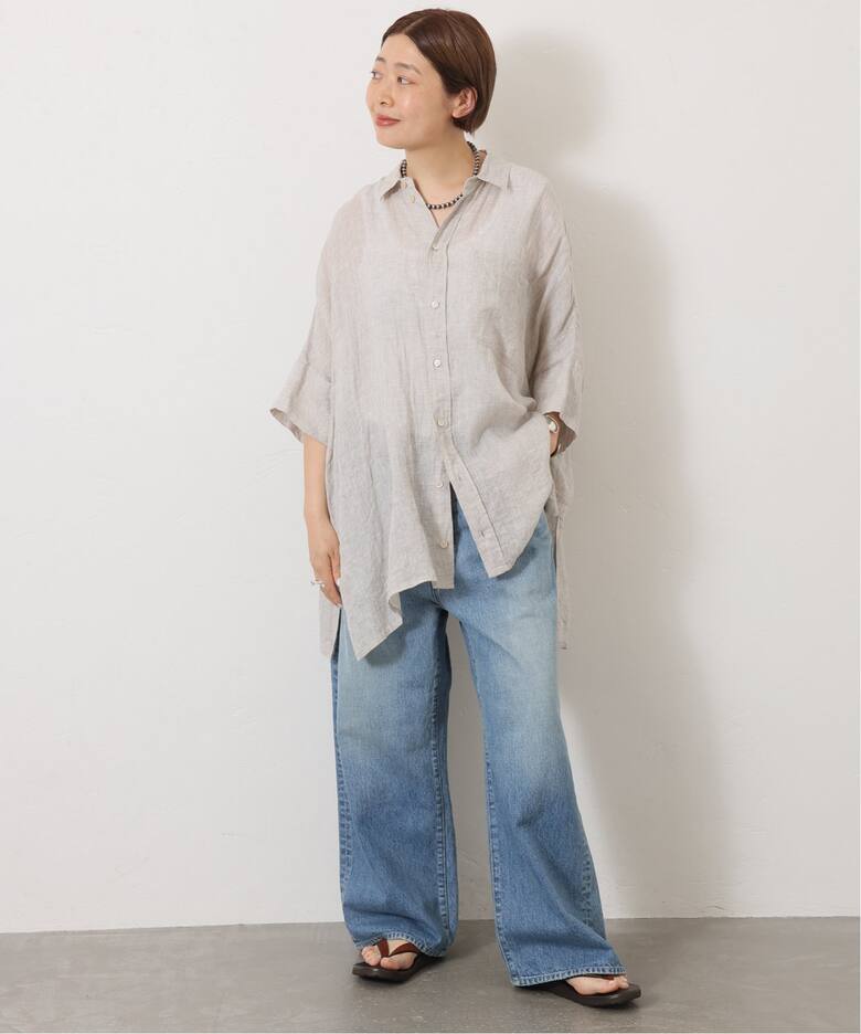 60リネンガーゼ ワイドシャツ（シャツ／ブラウス）｜journal standard 