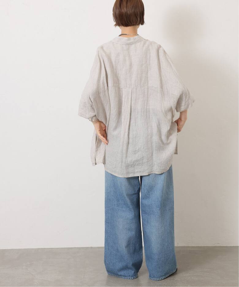 60リネンガーゼ ワイドシャツ（シャツ／ブラウス）｜journal standard 