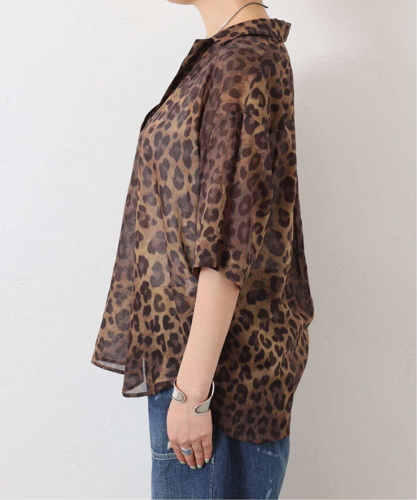 ジャーナルスタンダードラックス⭐︎レオパードフーディ ブラウン　新品 レオパード フーディ（パーカー）｜journal standard luxe（ジャーナル