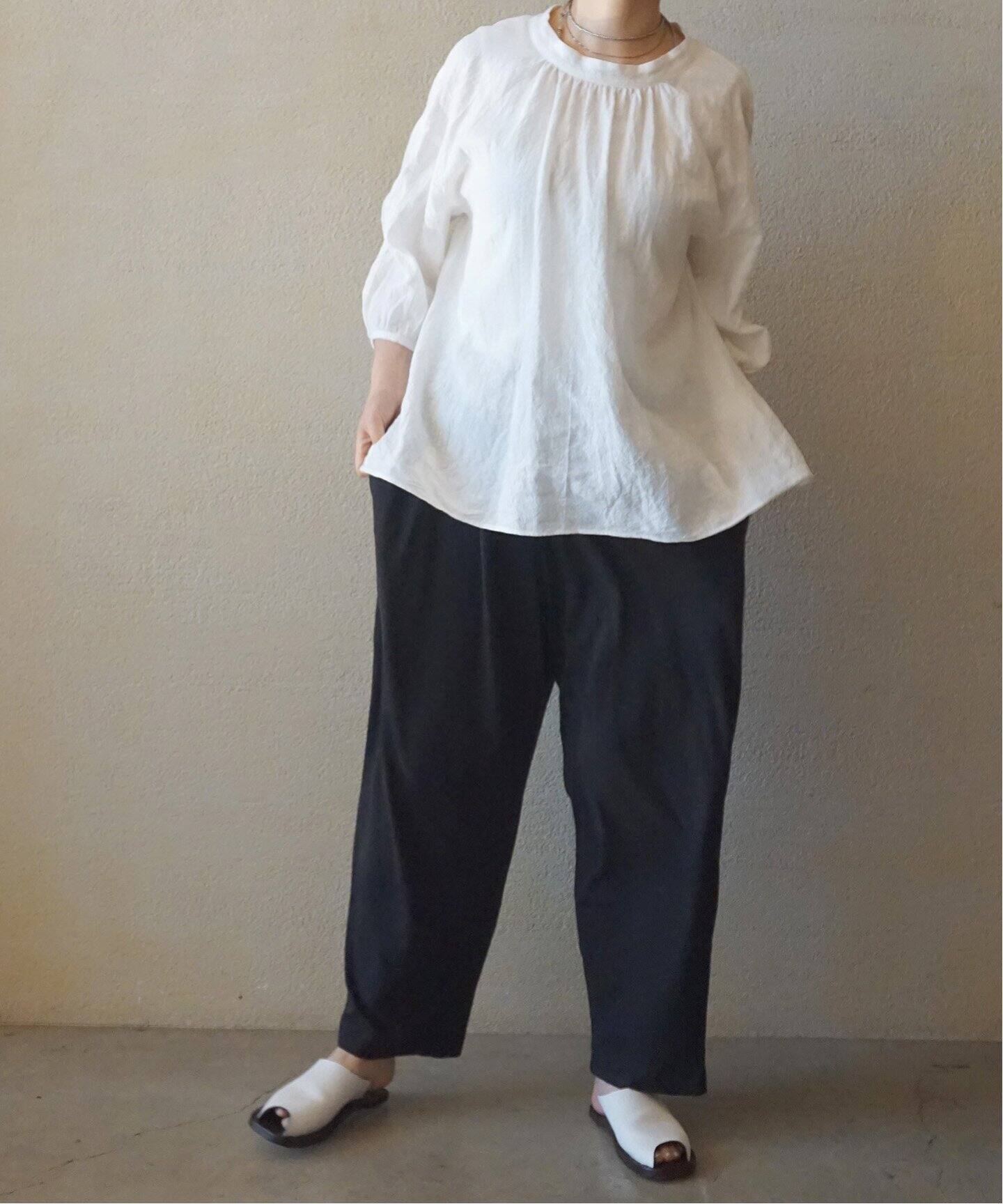JOURNAL STANDARD L'ESSAGEシャンブレーパフスリーブシャツ journal standard L'essage（ジャーナルスタンダードレサージュ