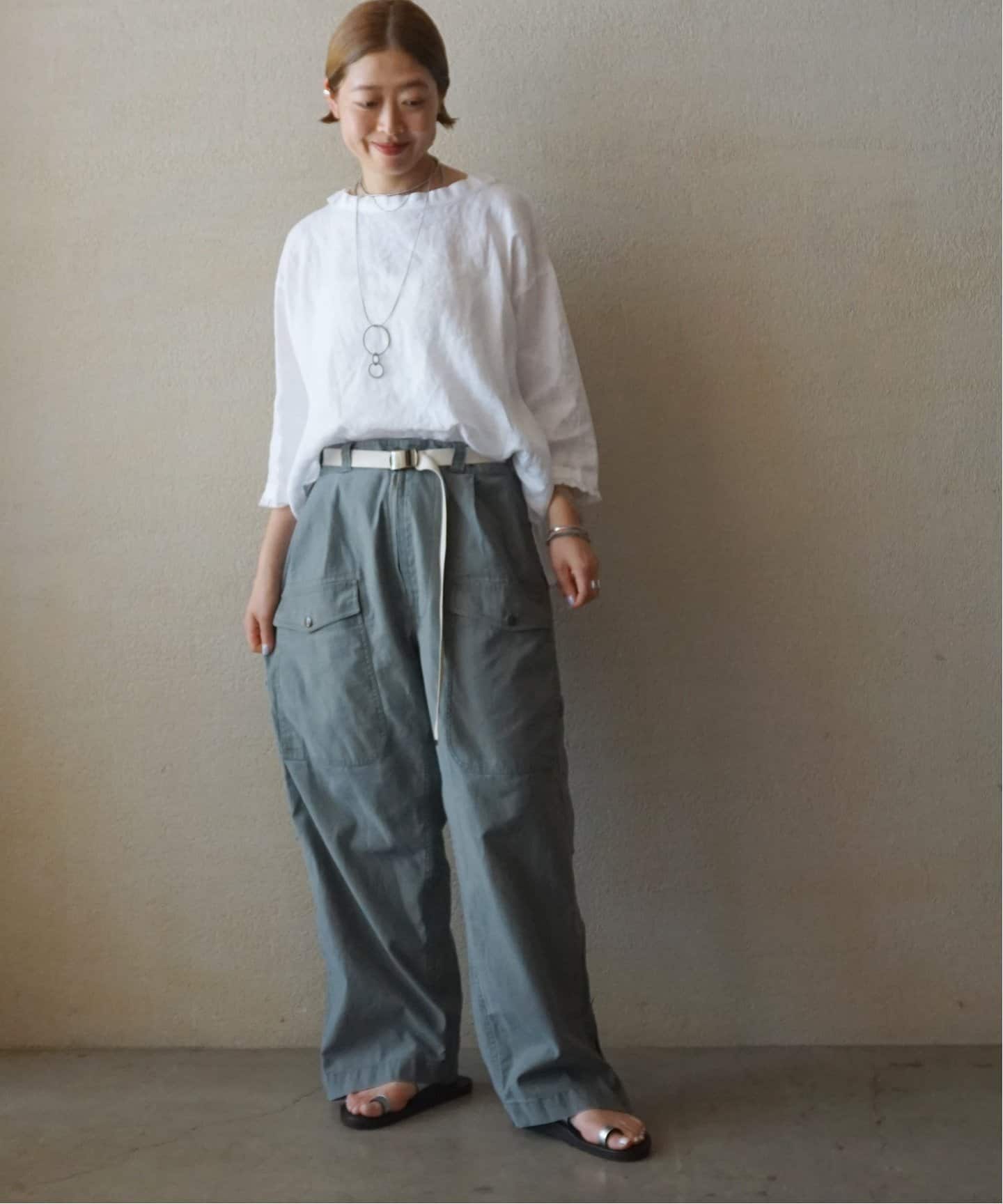 journal standard luxe ソフトリネンタックフリルプルブラウス ソフトリネン タックフリルブラウス（シャツ／ブラウス）｜journal