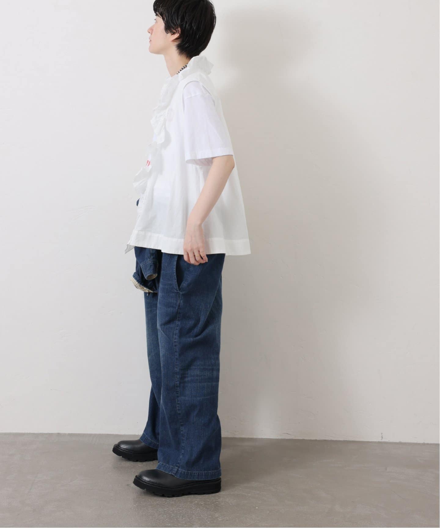 journal standard luxe リネンフリルジレ・ベスト レトロクラッシック ソファ オットマン付きjournal standard