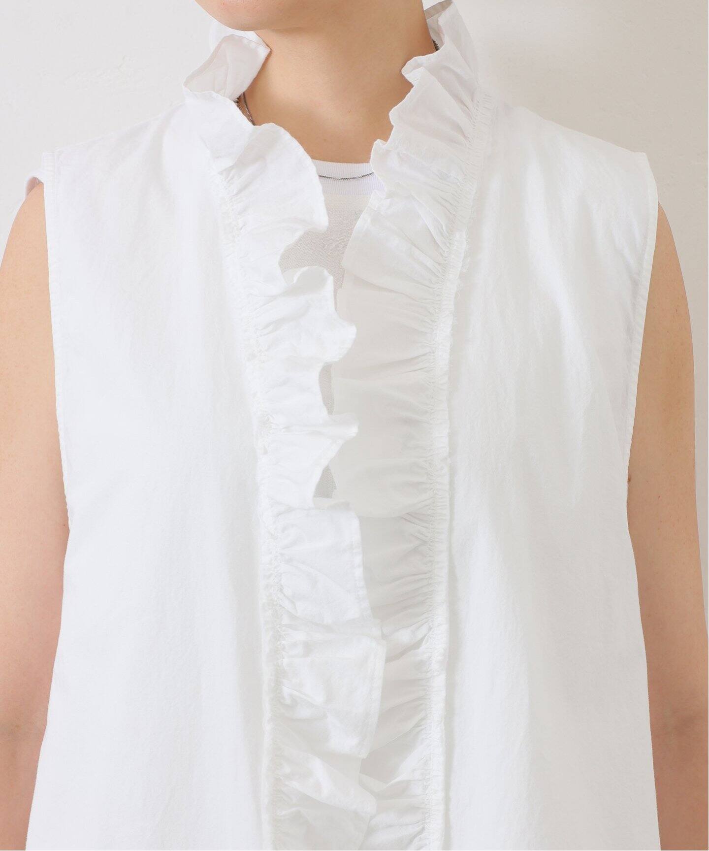 ブロードワッシャー フリルジレ（ベスト）｜journal standard luxe