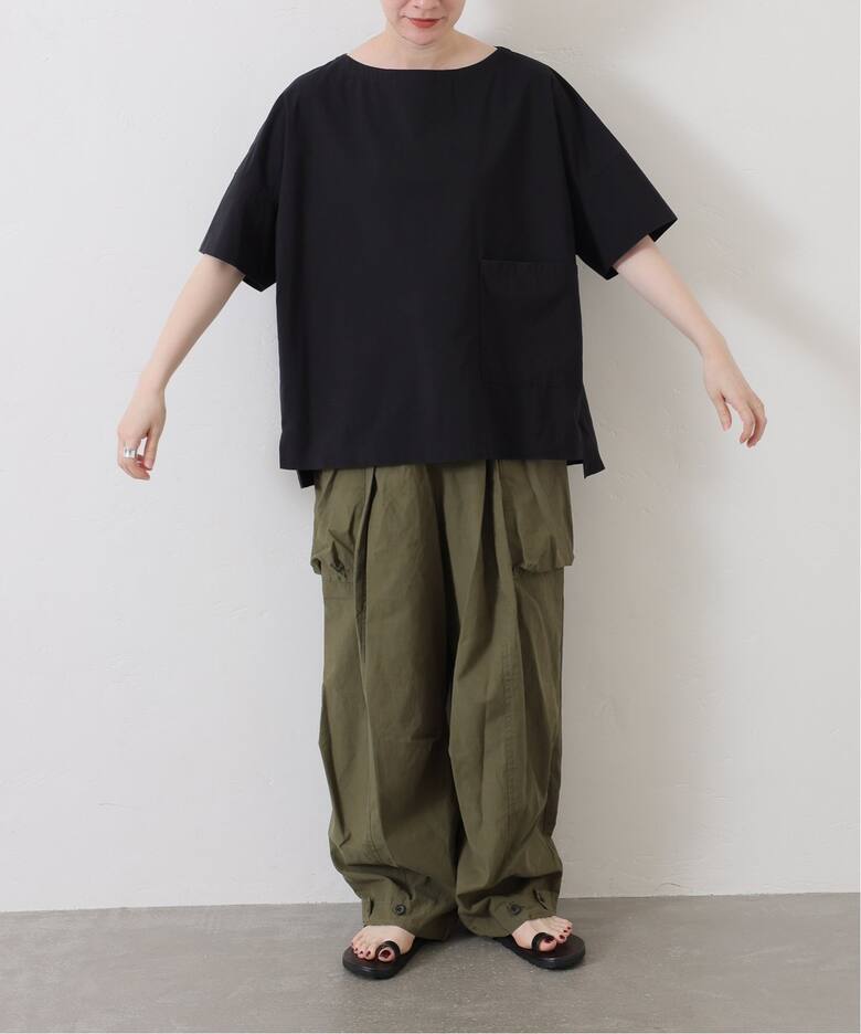 ブロードワッシャー プルブラウス（シャツ／ブラウス）｜journal 
