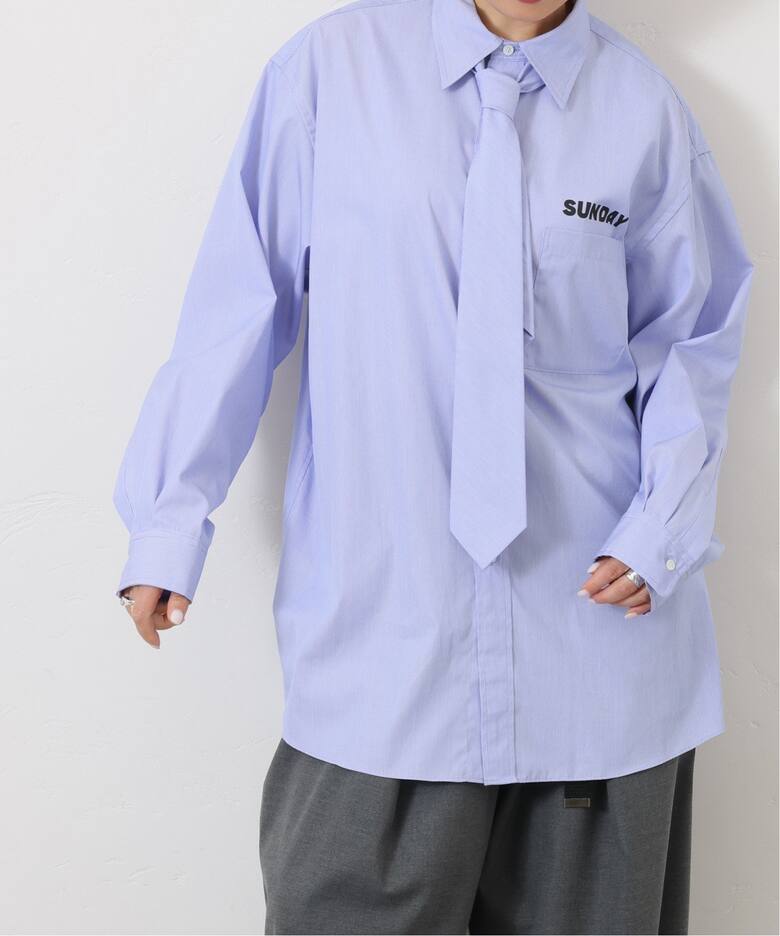 SUNDAY シャツ プラスネクタイ（シャツ／ブラウス）｜journal standard  