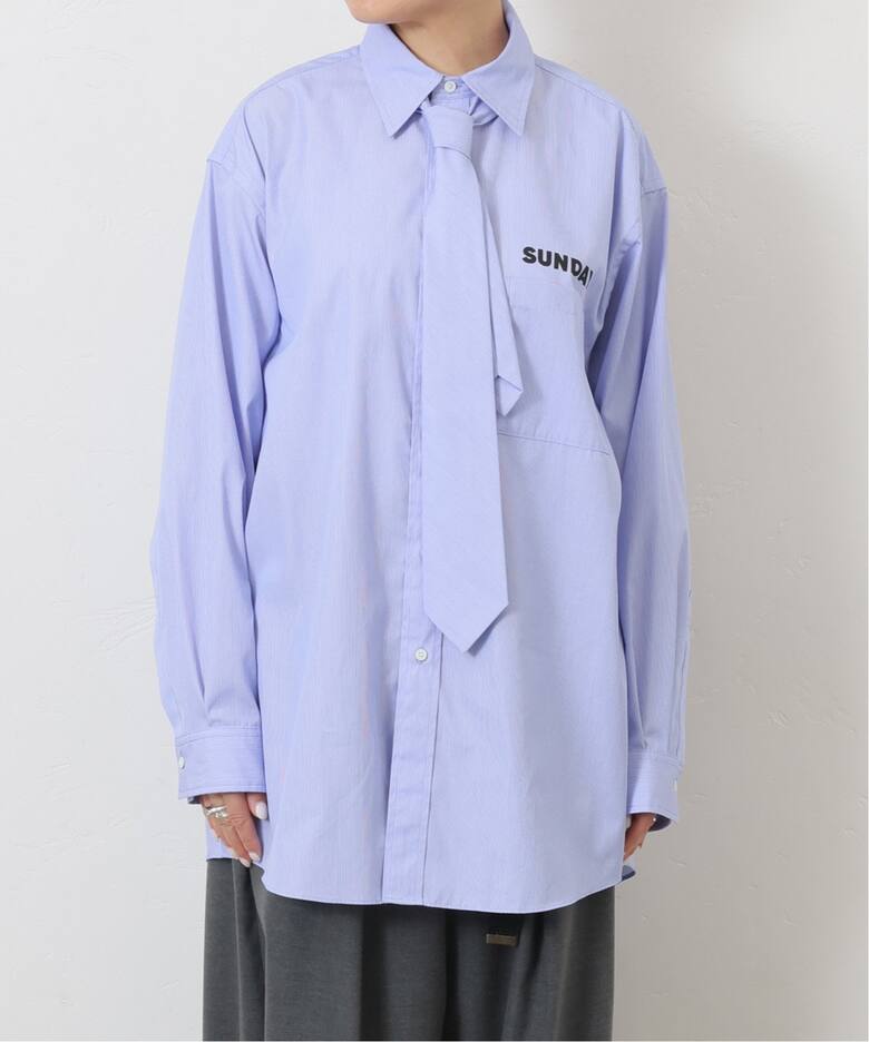 SUNDAY シャツ プラスネクタイ（シャツ／ブラウス）｜journal standard  